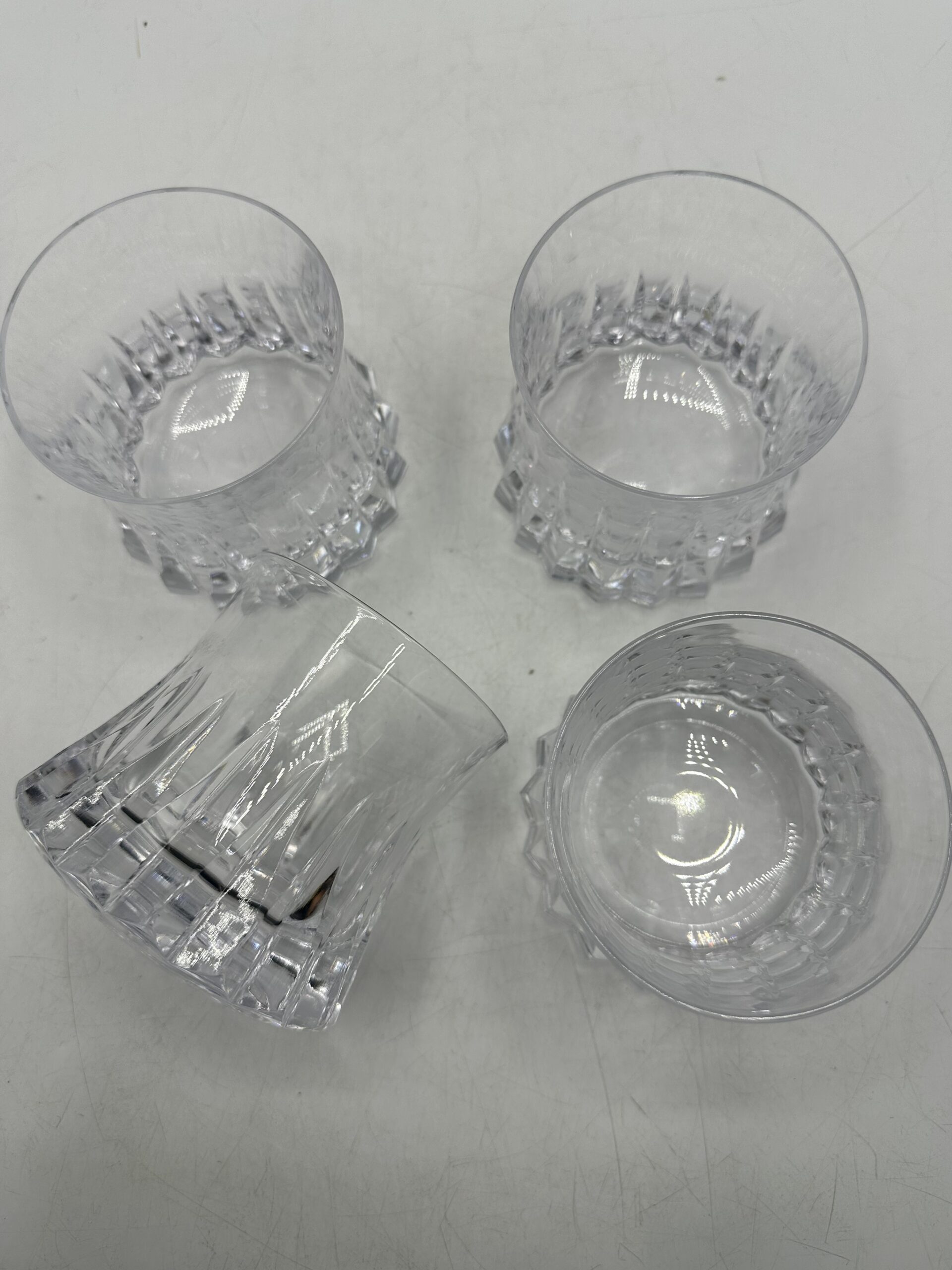 4 verres à whisky cristal Bayel – Image 6