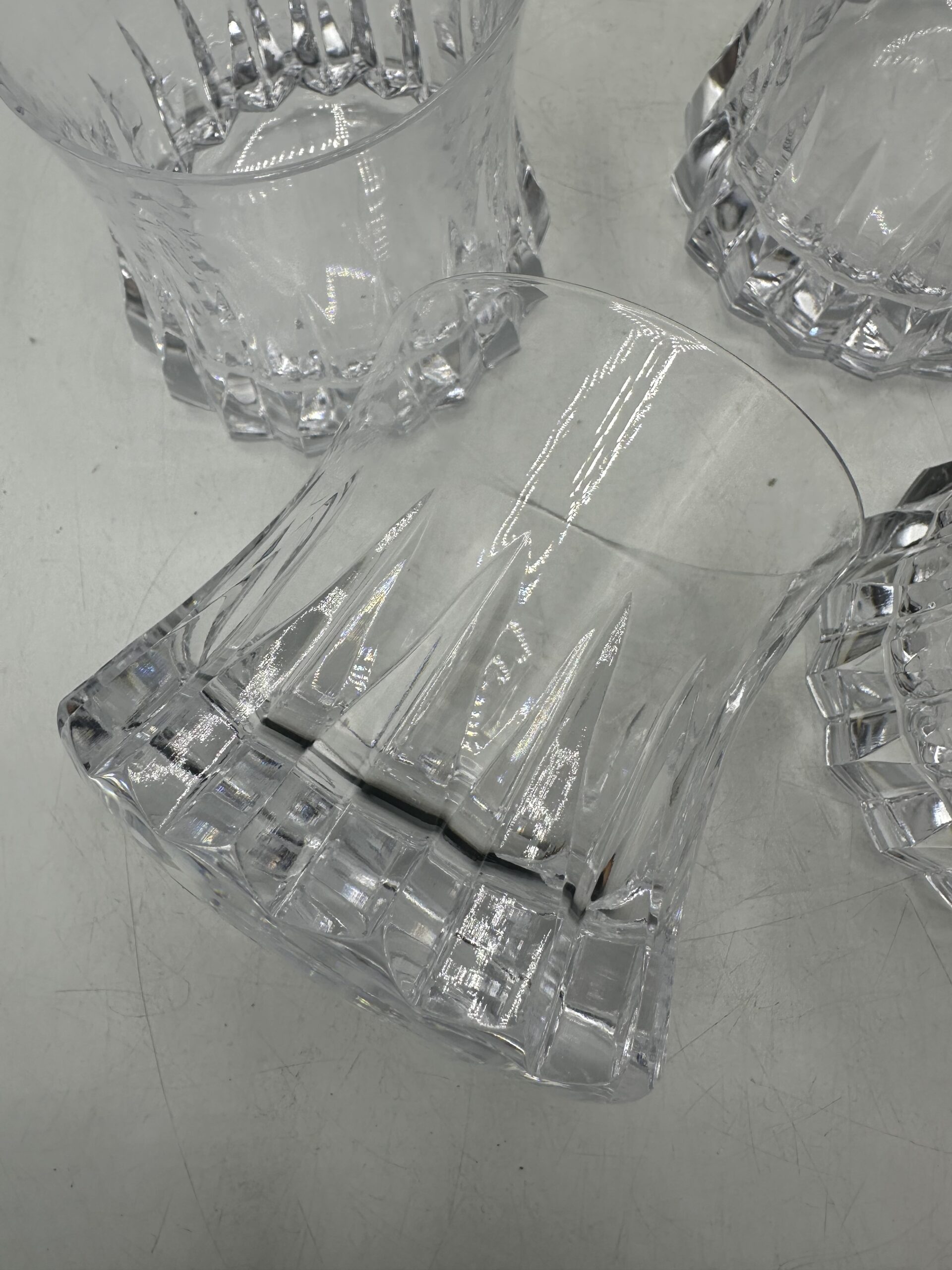 4 verres à whisky cristal Bayel – Image 7