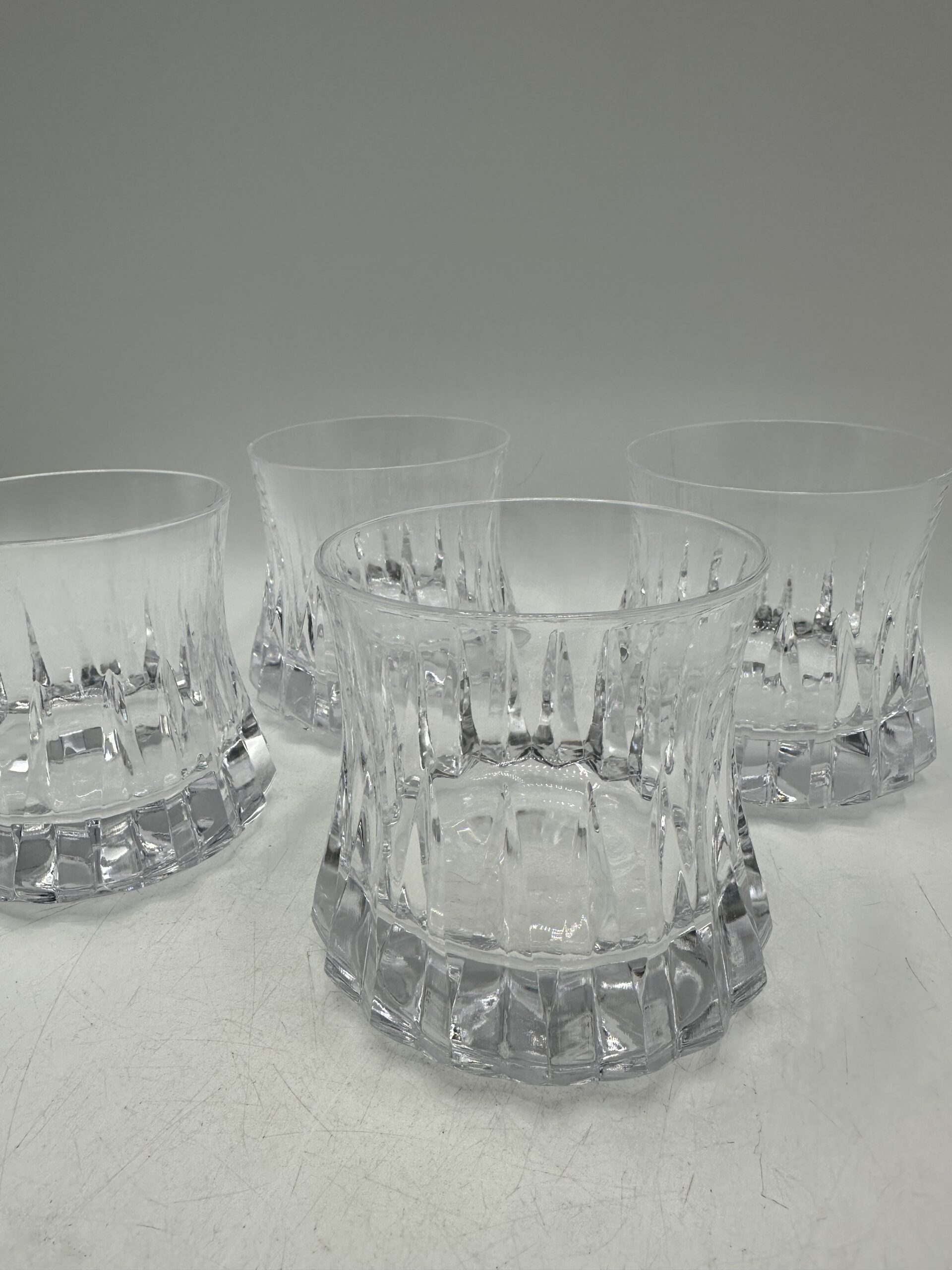 4 verres à whisky cristal Bayel – Image 8