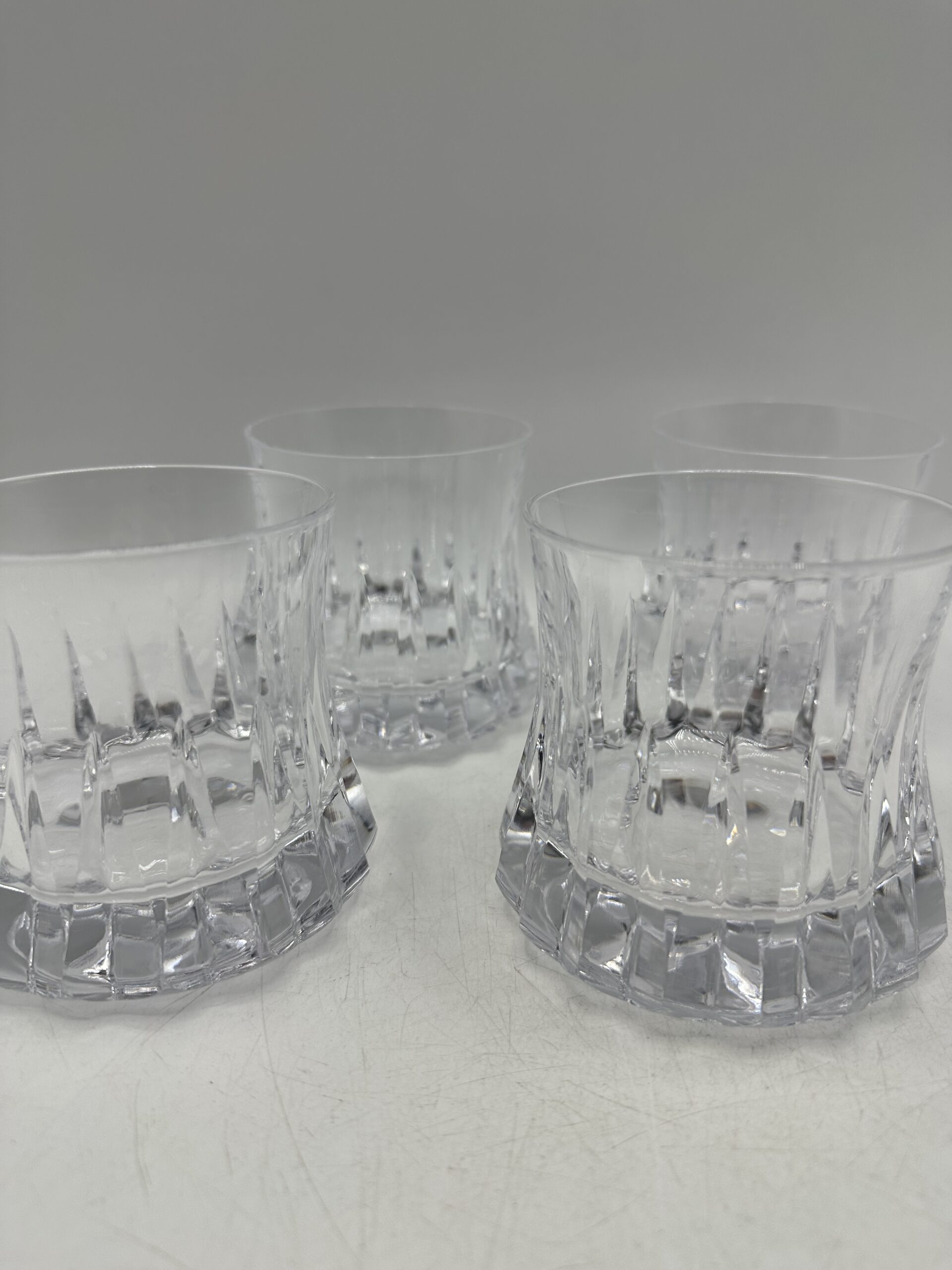 4 verres à whisky cristal Bayel – Image 9