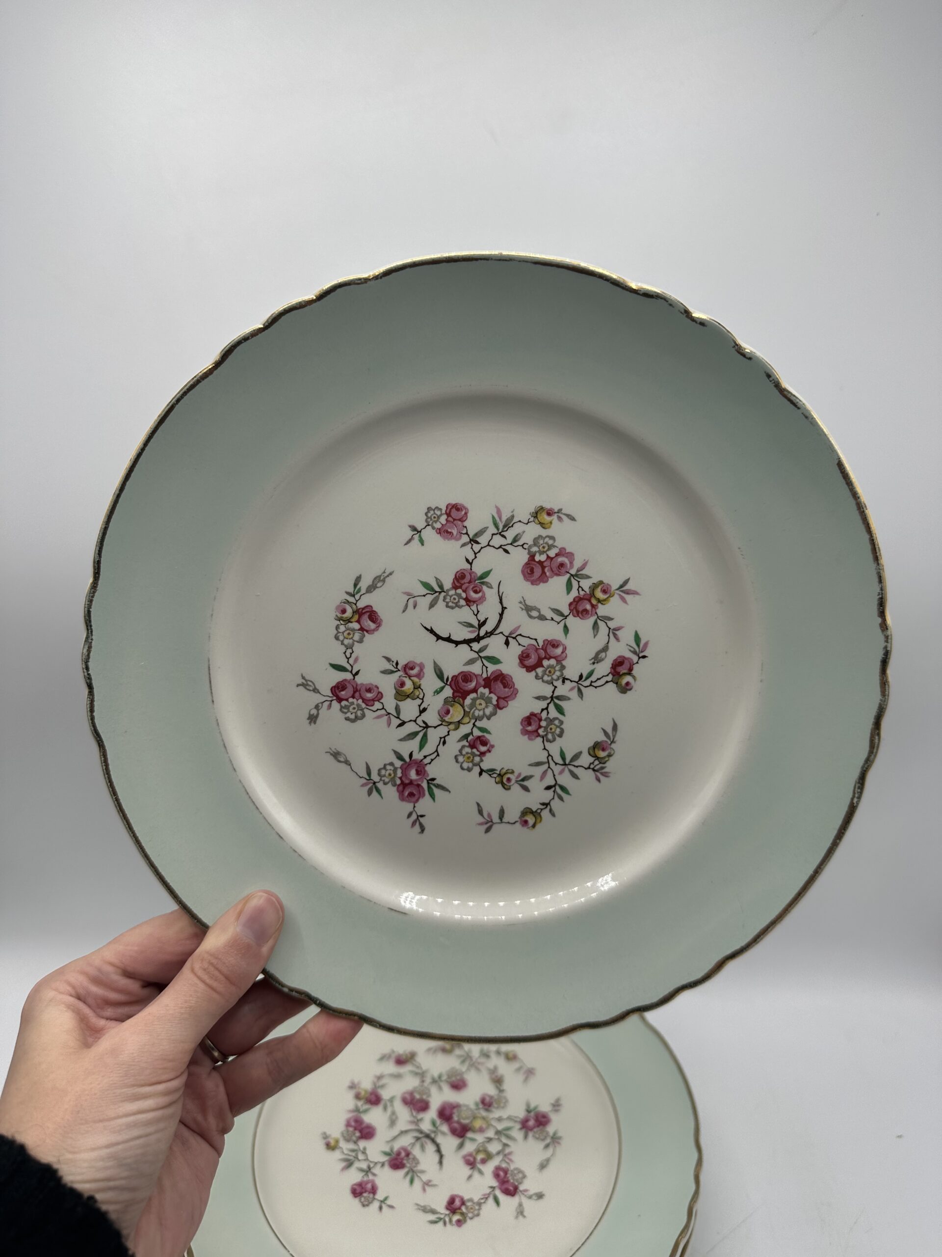 7 assiettes fleuries Moulin des Loups Orchies – Image 4