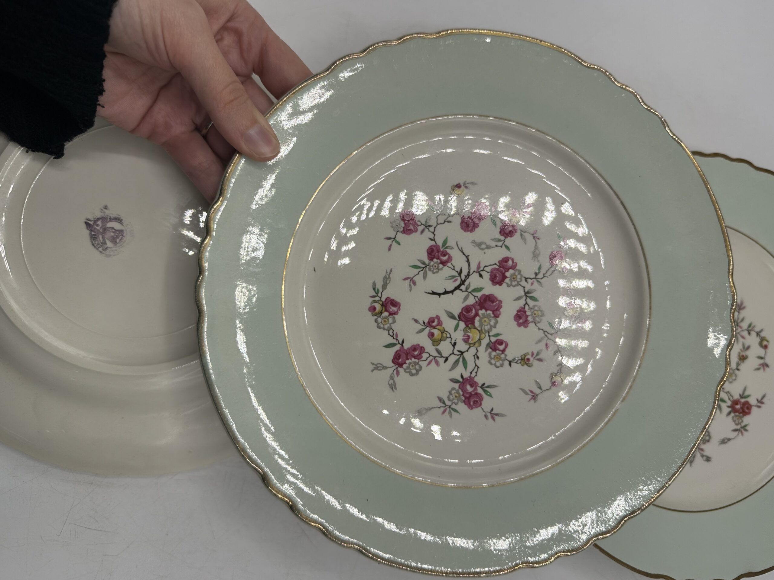 7 assiettes fleuries Moulin des Loups Orchies – Image 6