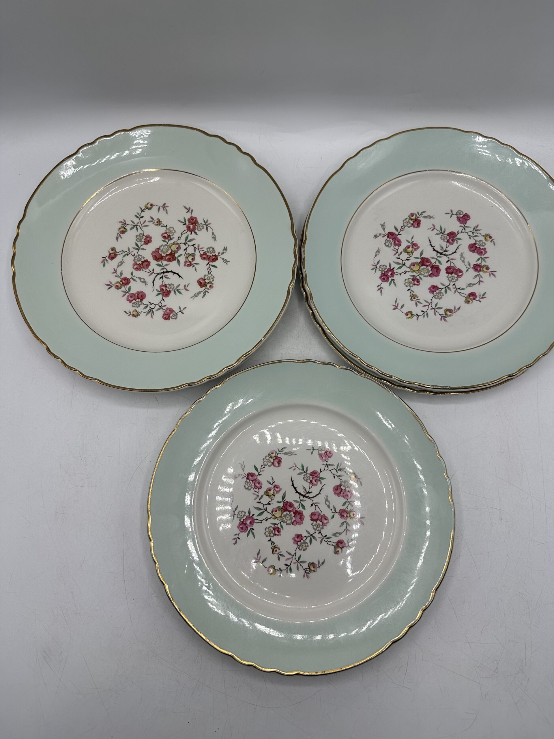 7 assiettes fleuries Moulin des Loups Orchies – Image 9