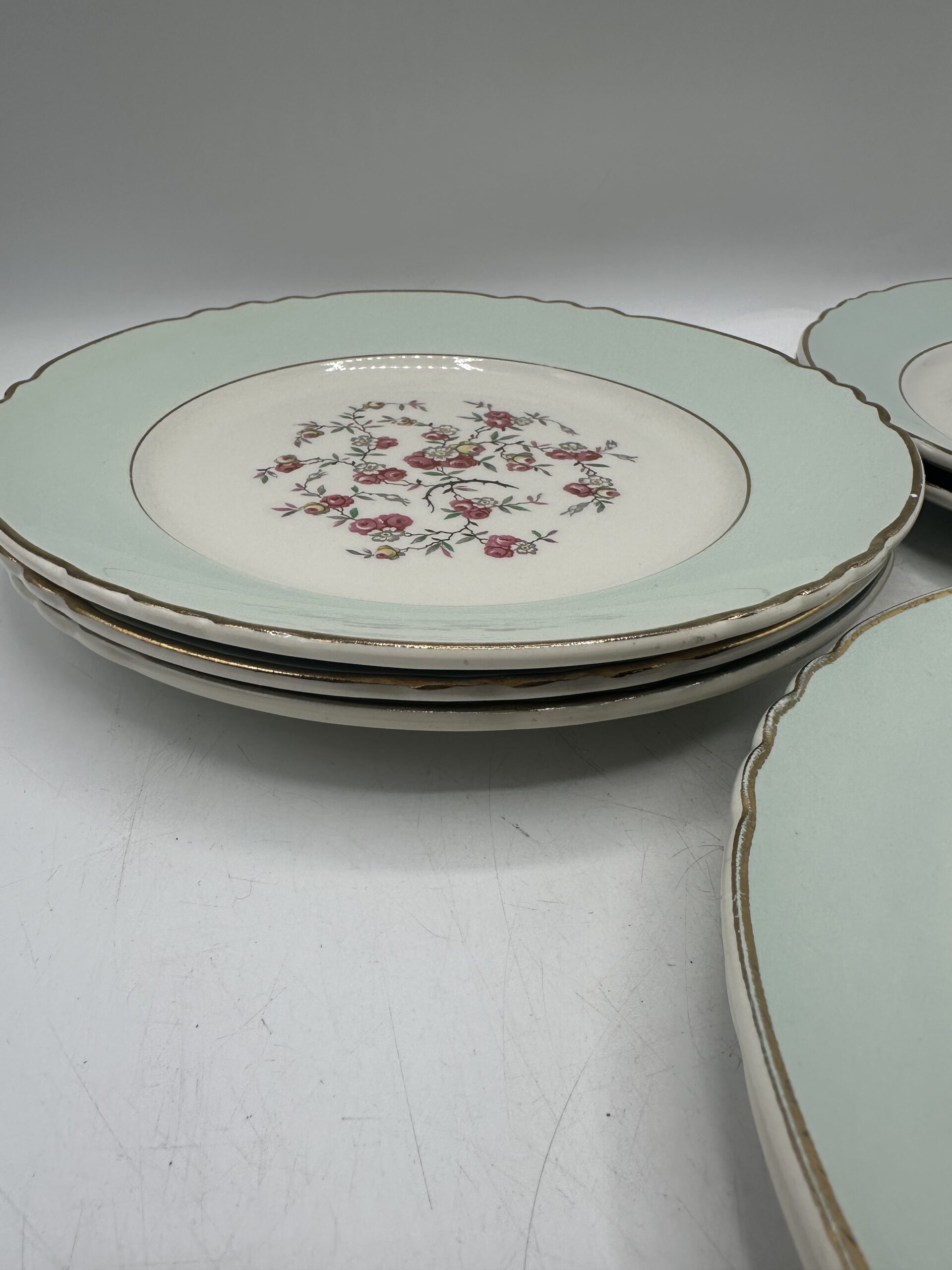 7 assiettes fleuries Moulin des Loups Orchies – Image 10