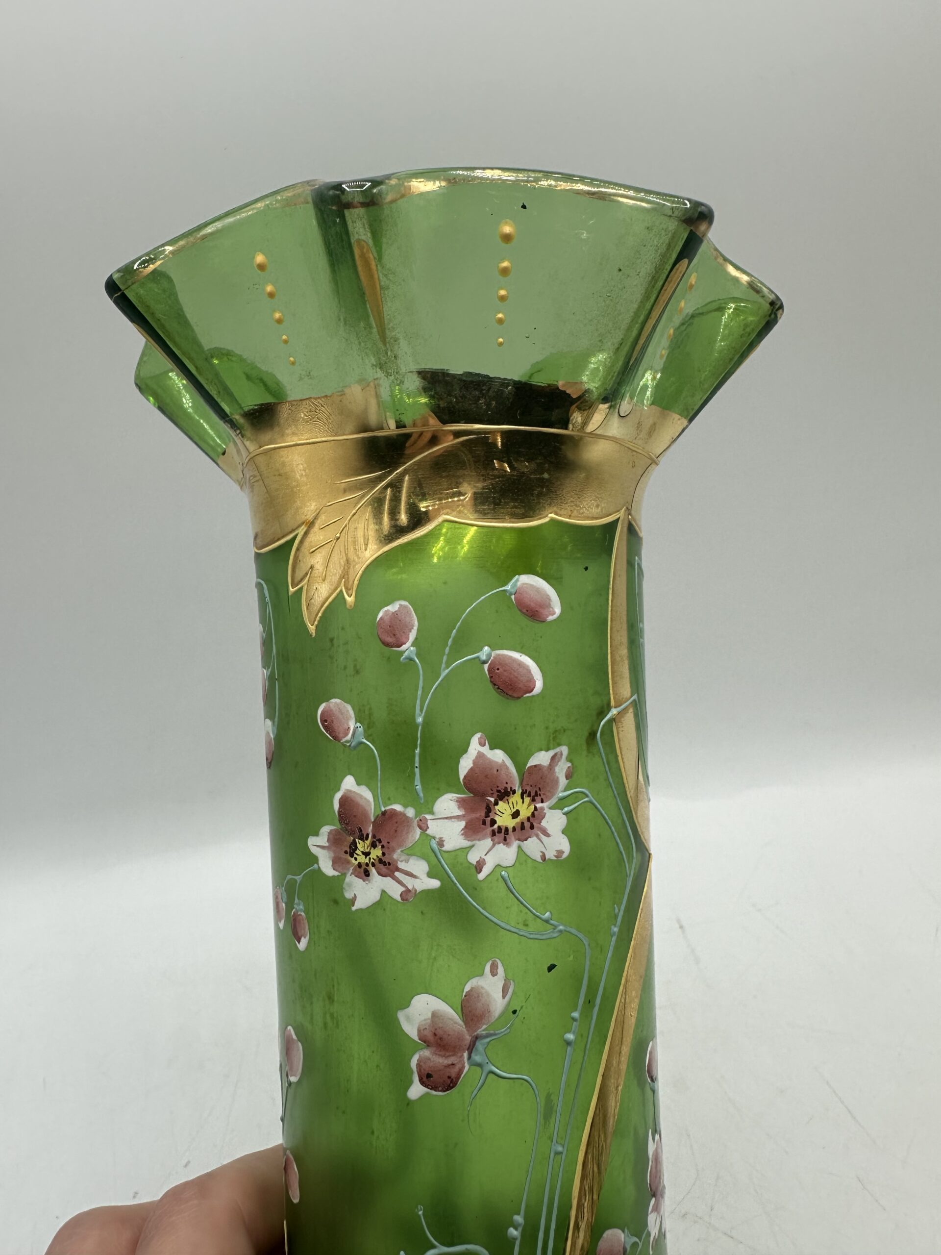 Vase art nouveau dans l'esprit de Legras – Image 5
