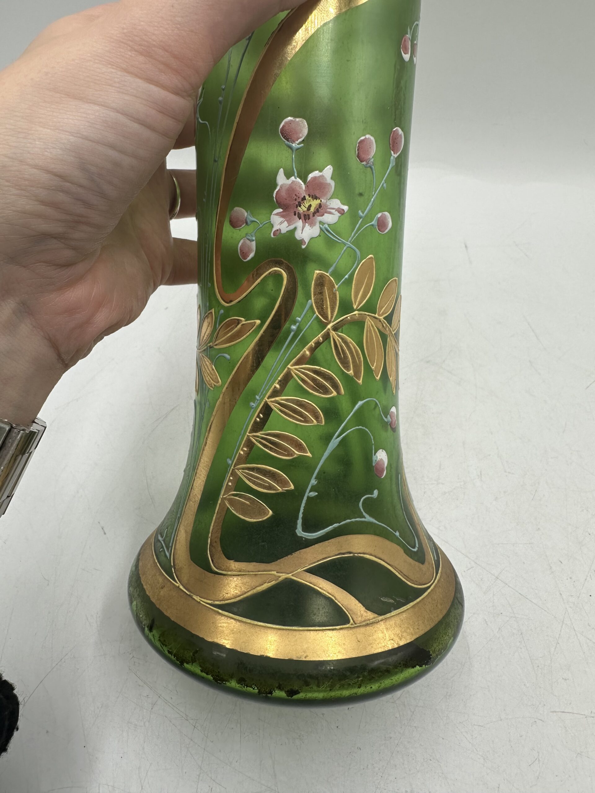 Vase art nouveau dans l'esprit de Legras – Image 6