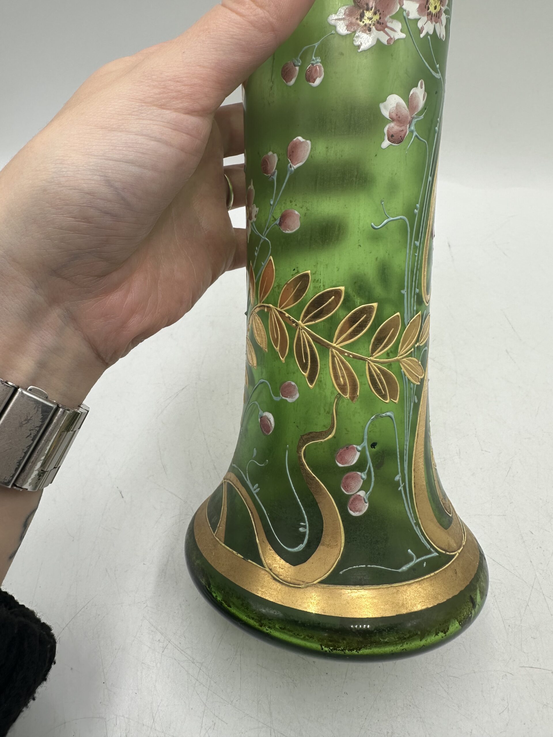 Vase art nouveau dans l'esprit de Legras – Image 7