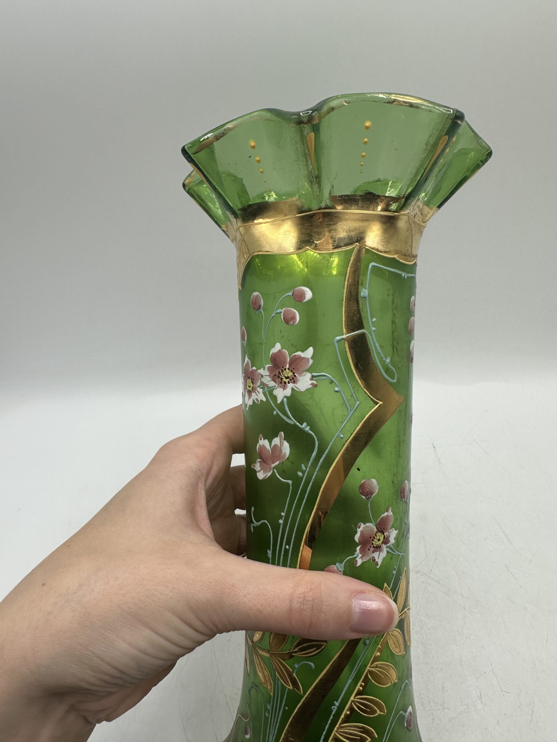 Vase art nouveau dans l'esprit de Legras – Image 8