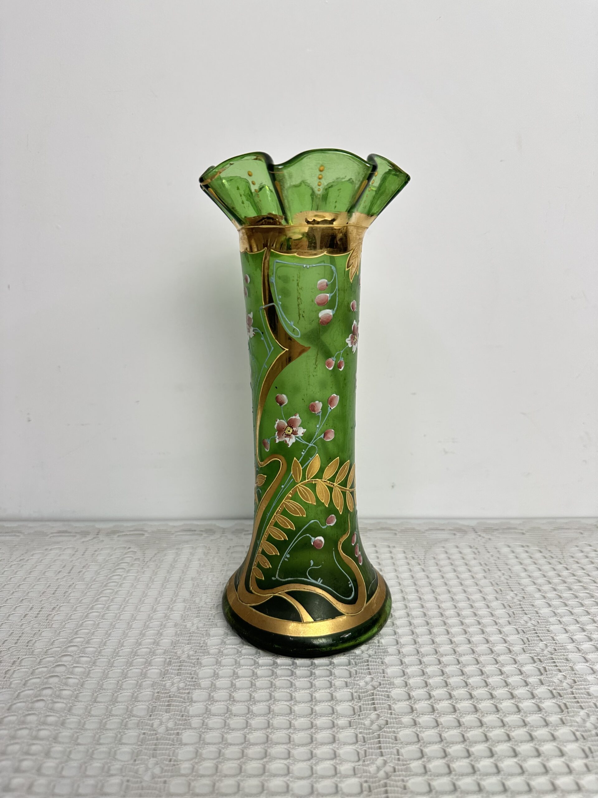 Vase art nouveau dans l'esprit de Legras