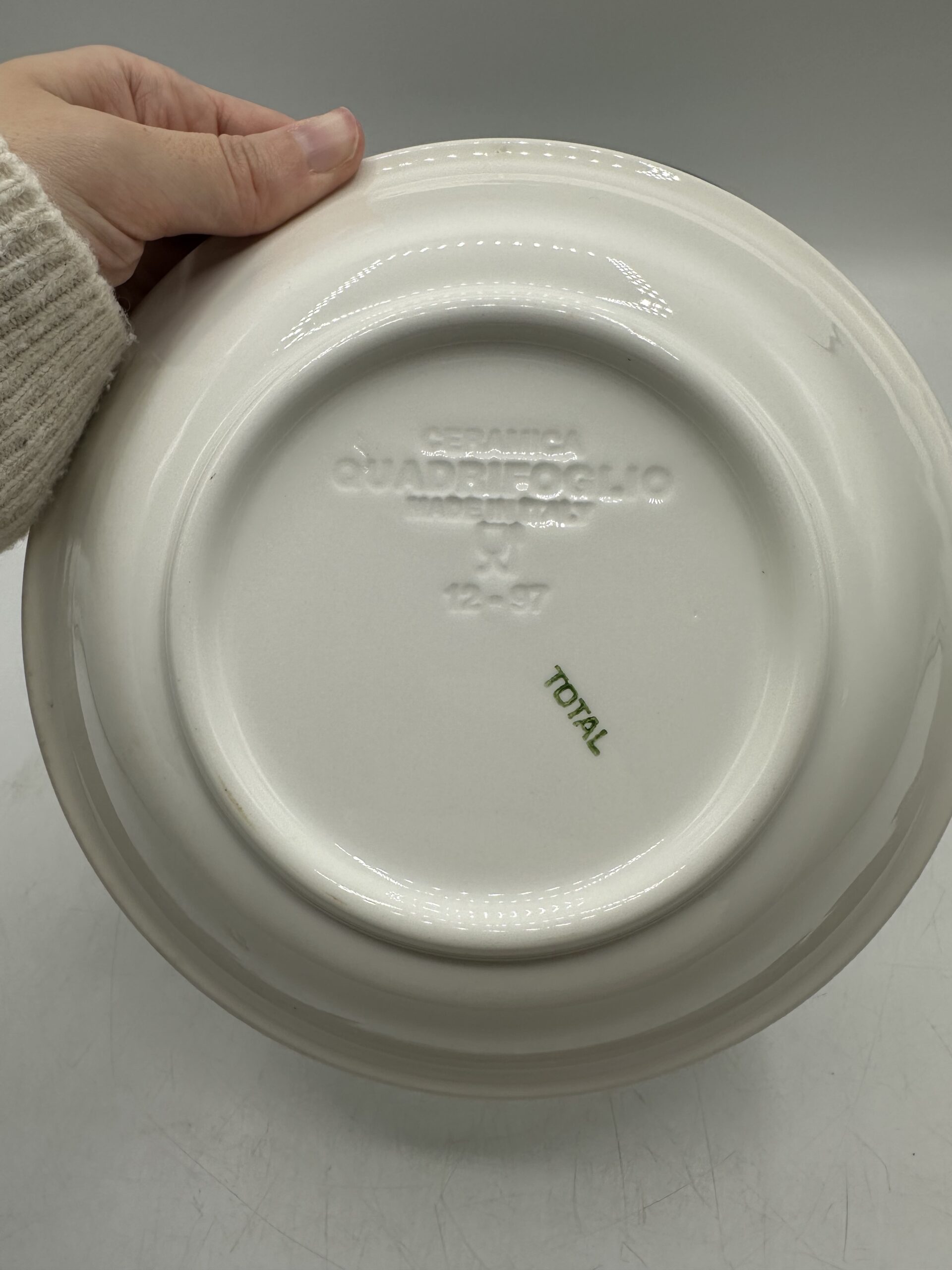 8 assiettes creuses Total Quadrifoglio – Image 6