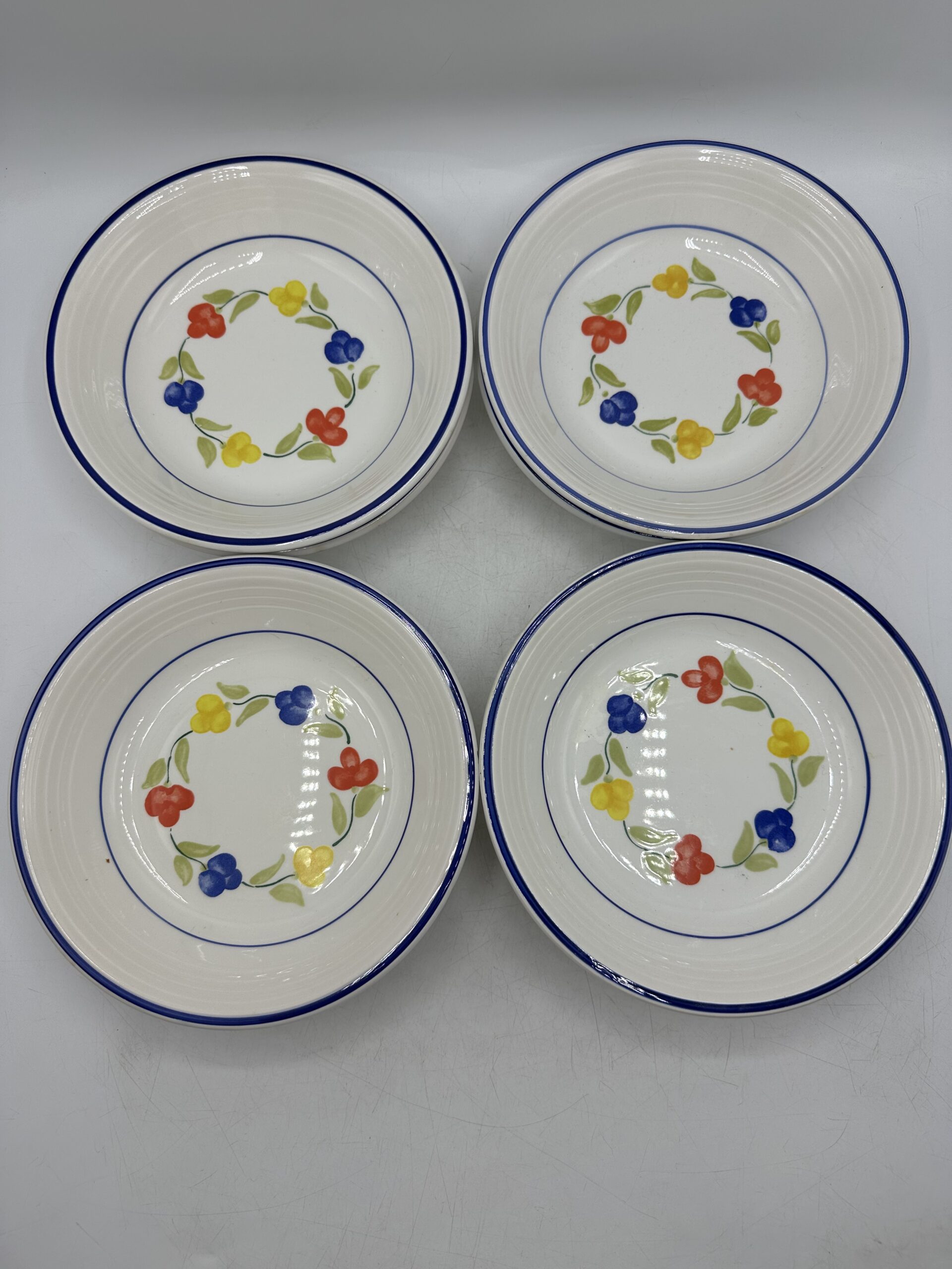 8 assiettes creuses Total Quadrifoglio – Image 5