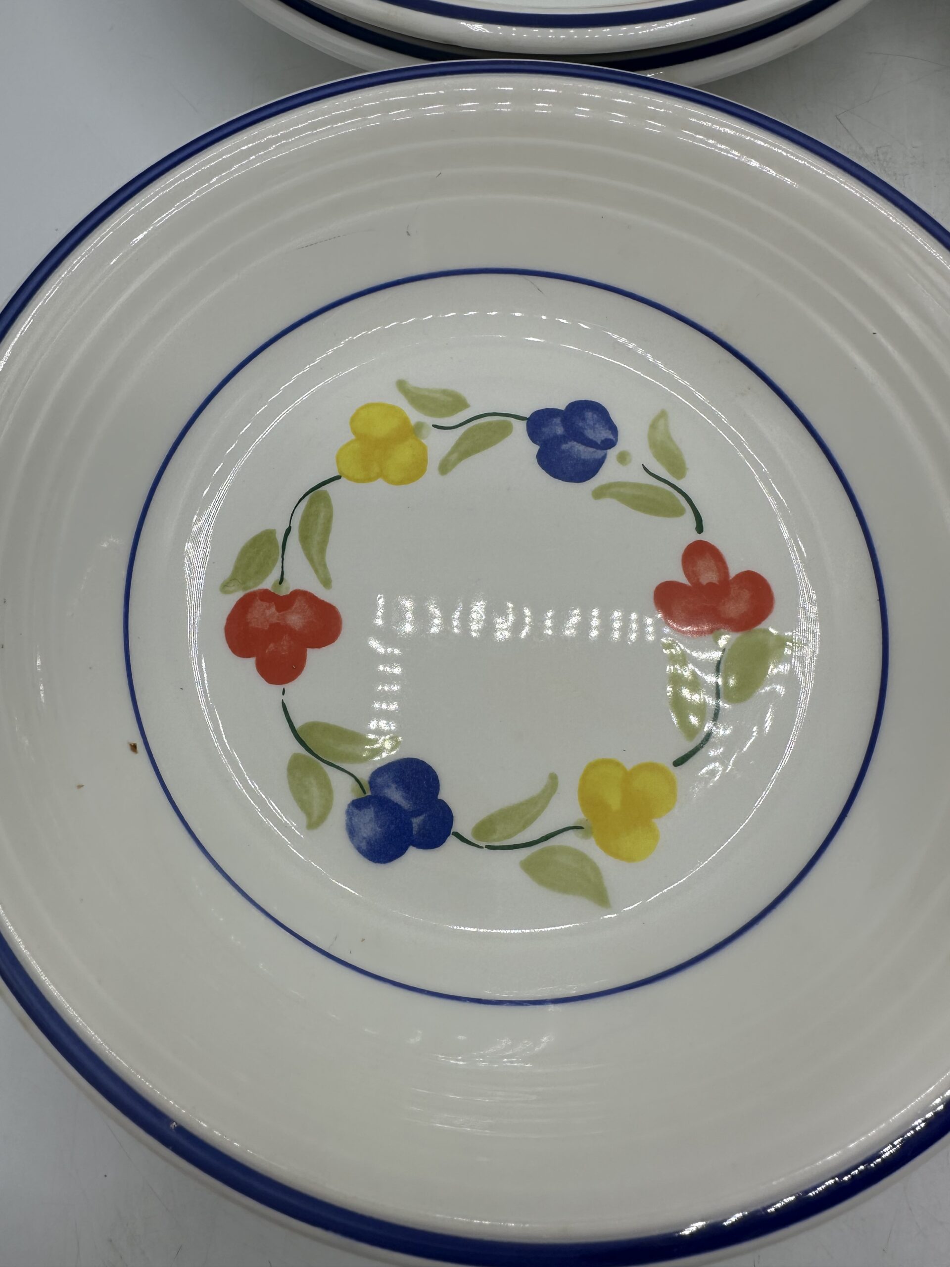 8 assiettes creuses Total Quadrifoglio – Image 4