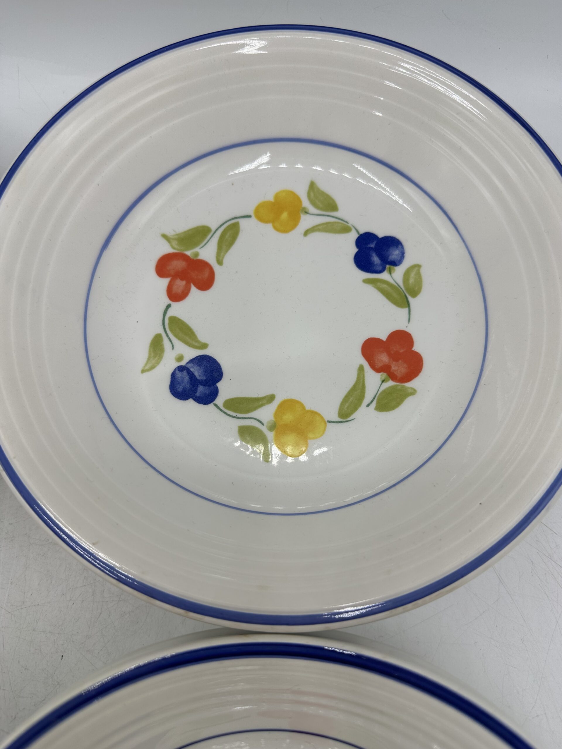 8 assiettes creuses Total Quadrifoglio – Image 2