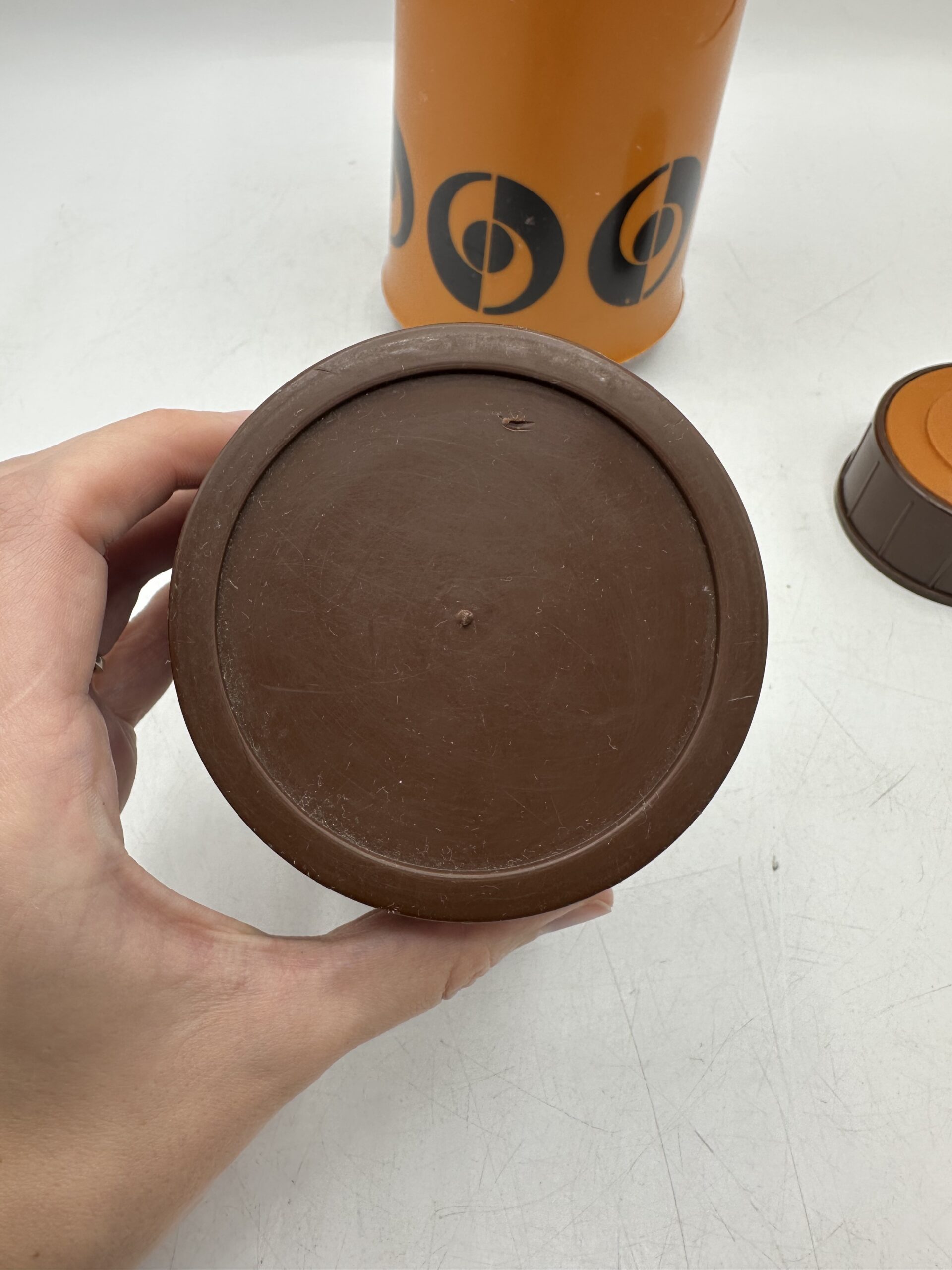 Thermos vintage orange années 70 – Image 13