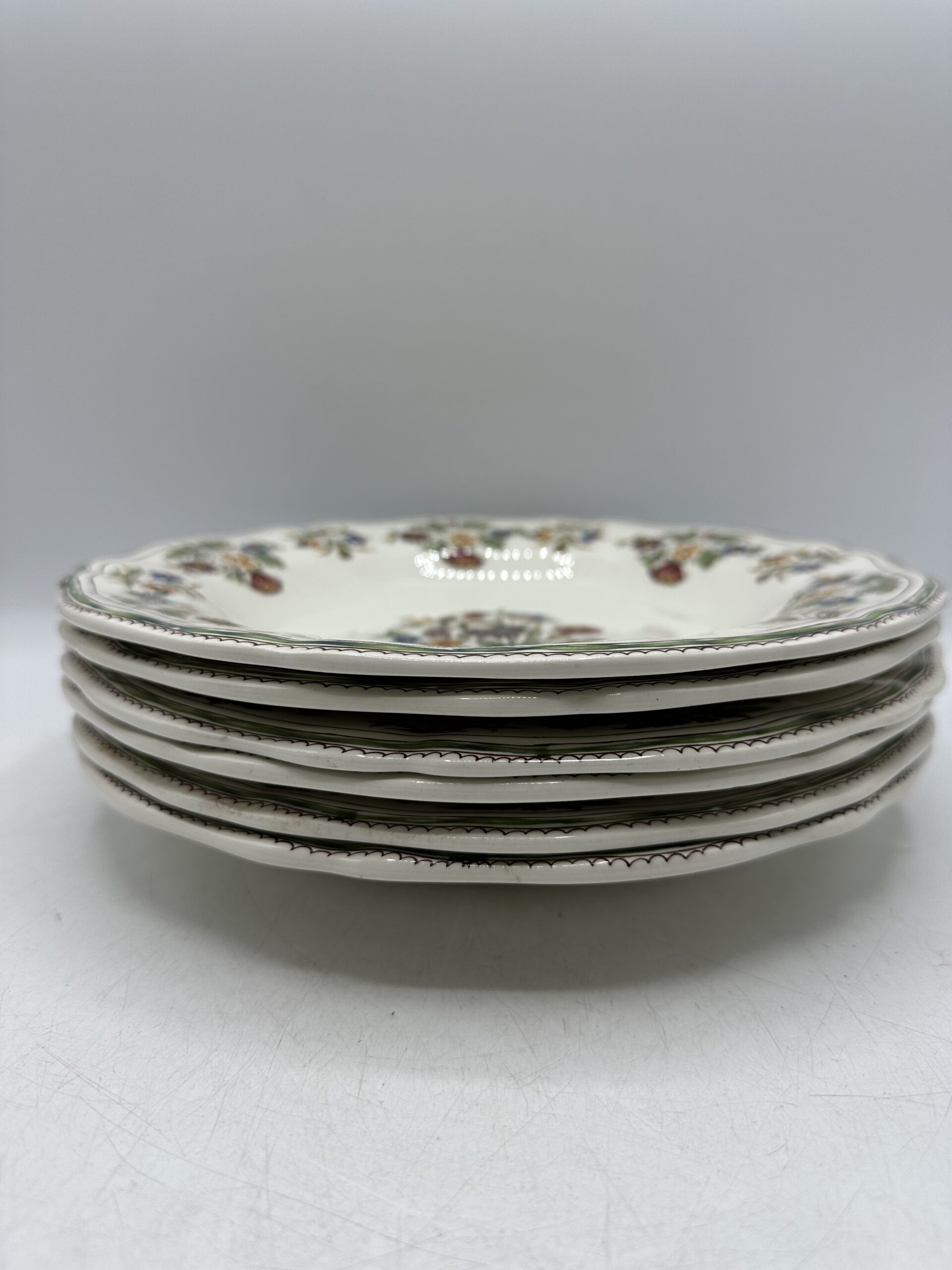 6 assiettes creuses Gien Moustiers Olerys – Image 2