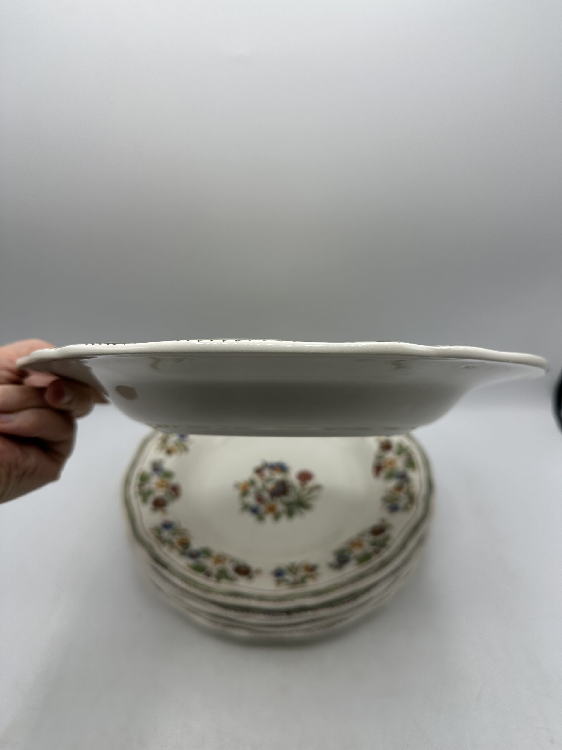 6 assiettes creuses Gien Moustiers Olerys – Image 6