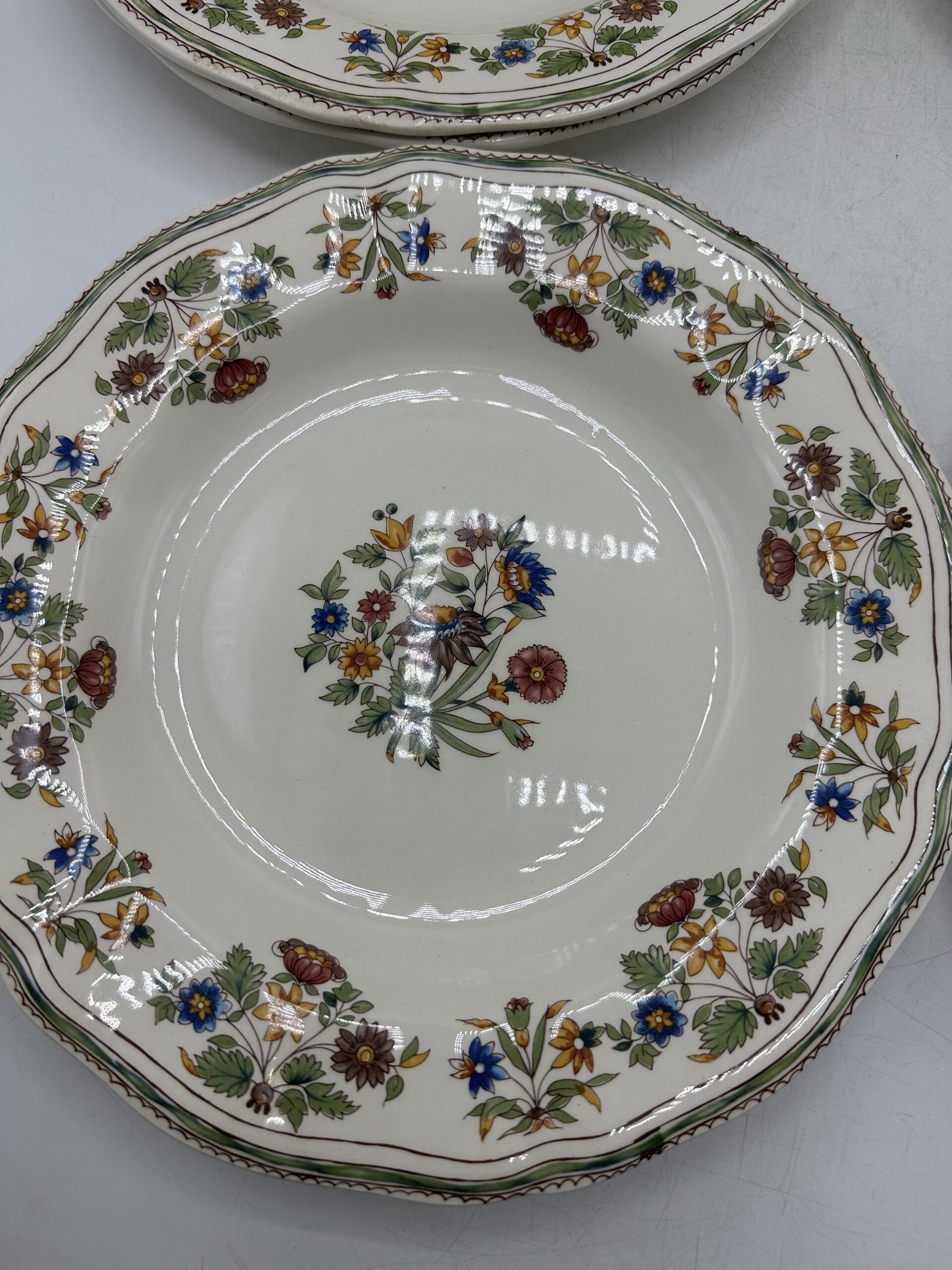 6 assiettes creuses Gien Moustiers Olerys – Image 9