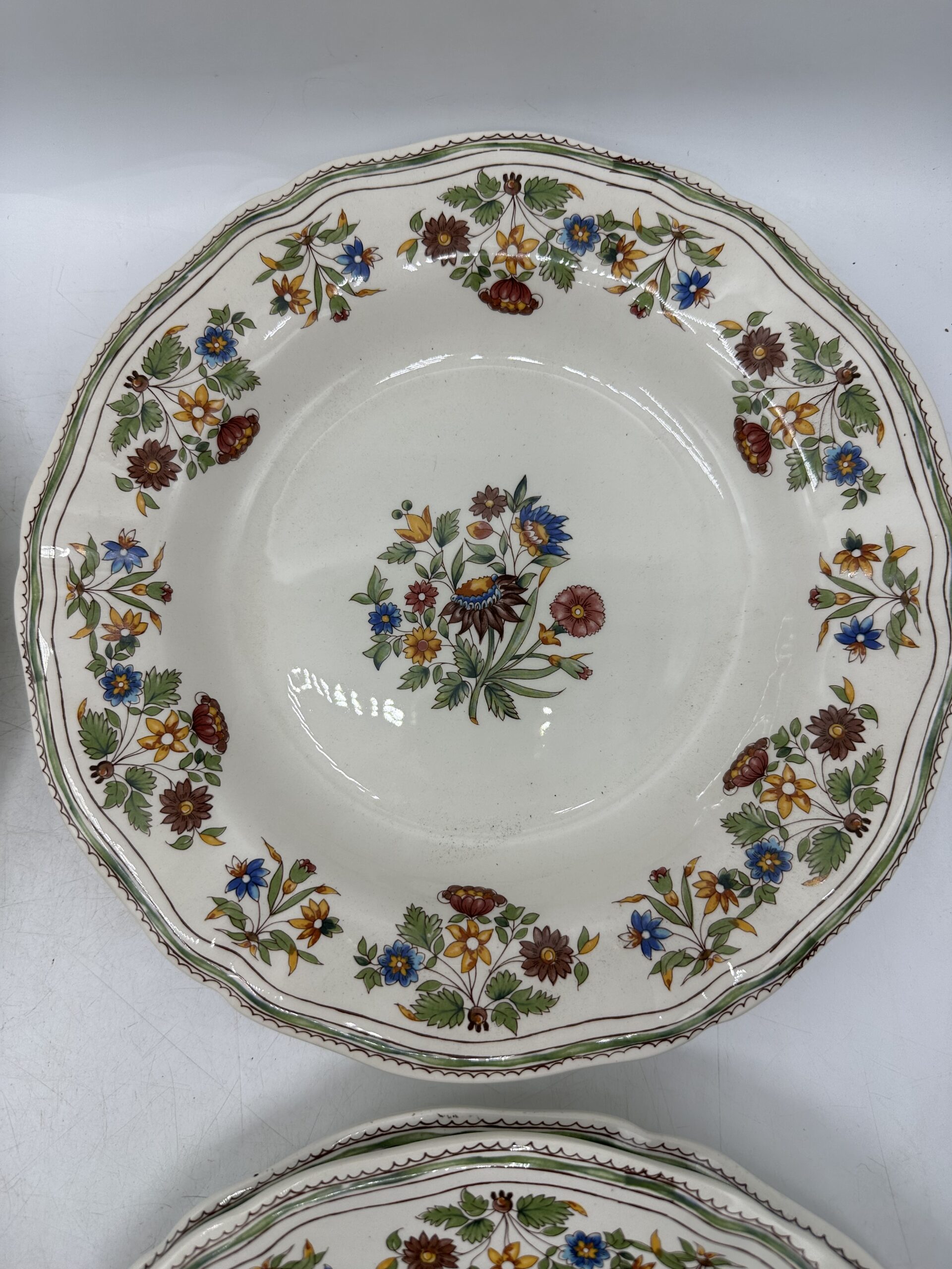 6 assiettes creuses Gien Moustiers Olerys – Image 11