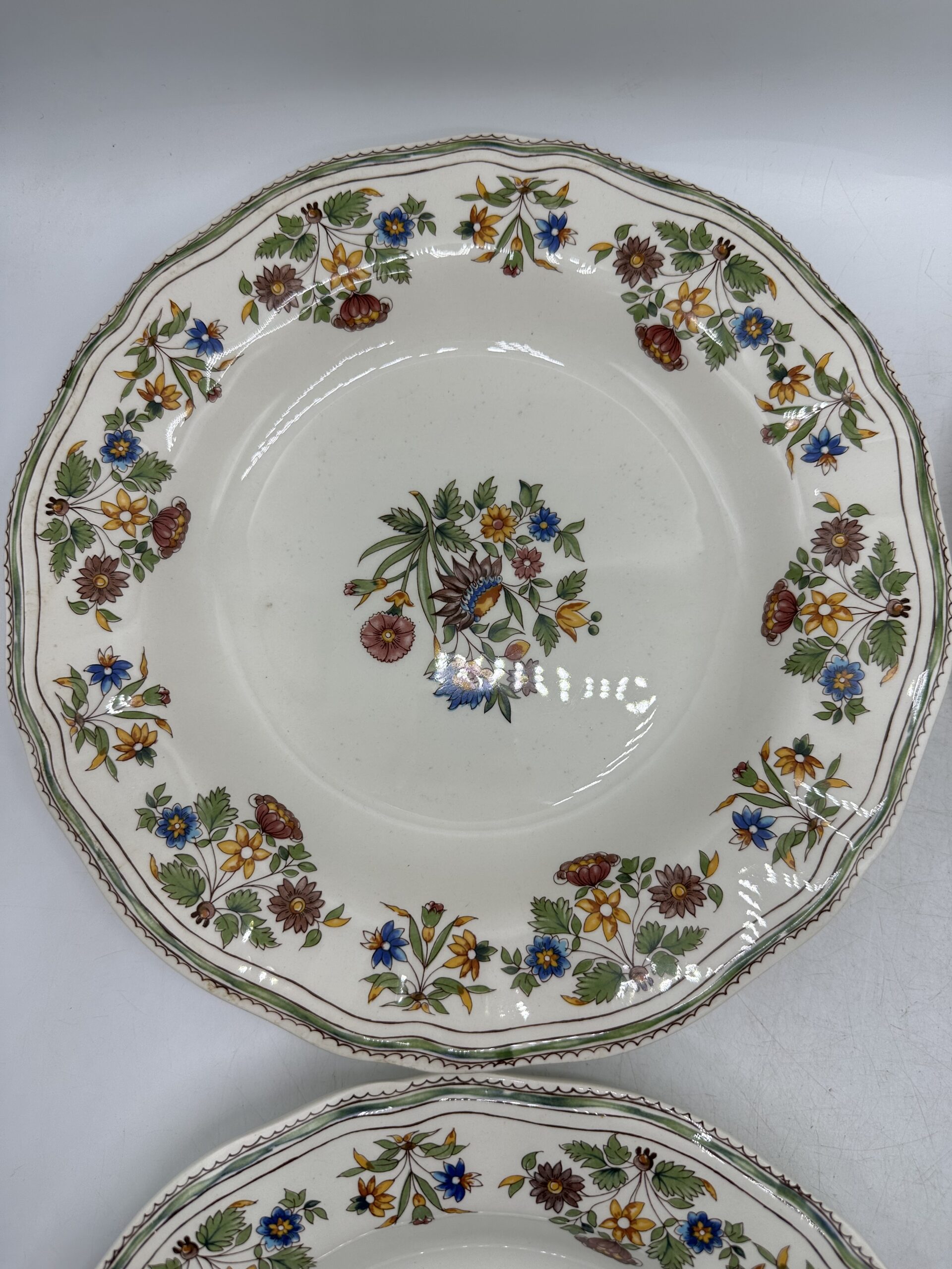 6 assiettes creuses Gien Moustiers Olerys – Image 12