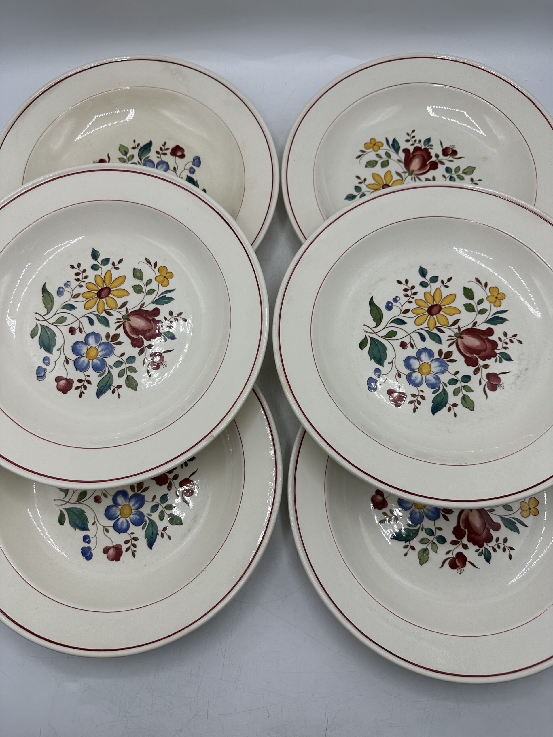 6 assiettes creuses Villeroy et Boch Lyon – Image 2