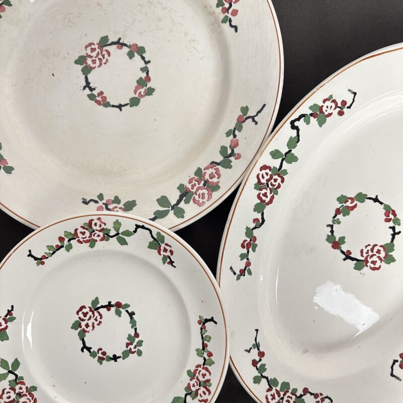 Ensemble 3 plats Longwy Aubépine