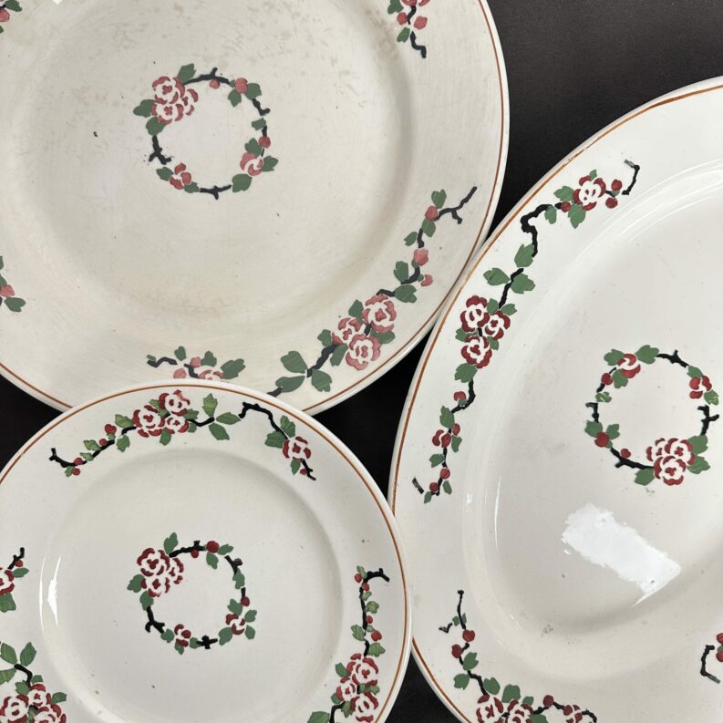 Ensemble 3 plats Longwy Aubépine