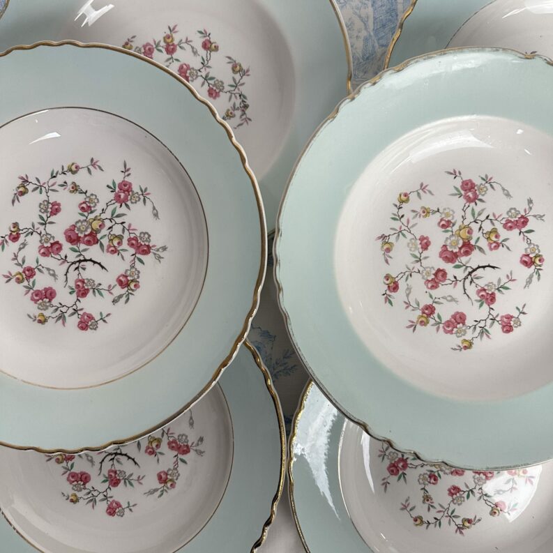 6 assiettes creuses Moulin des Loups Orchies