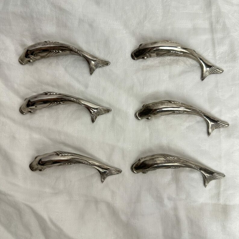 6 porte couteaux poisson Silea