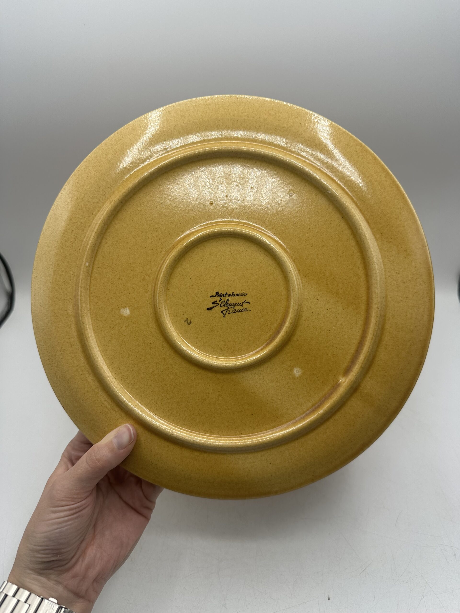 6 assiettes Saint Clément floral vintage – Image 6