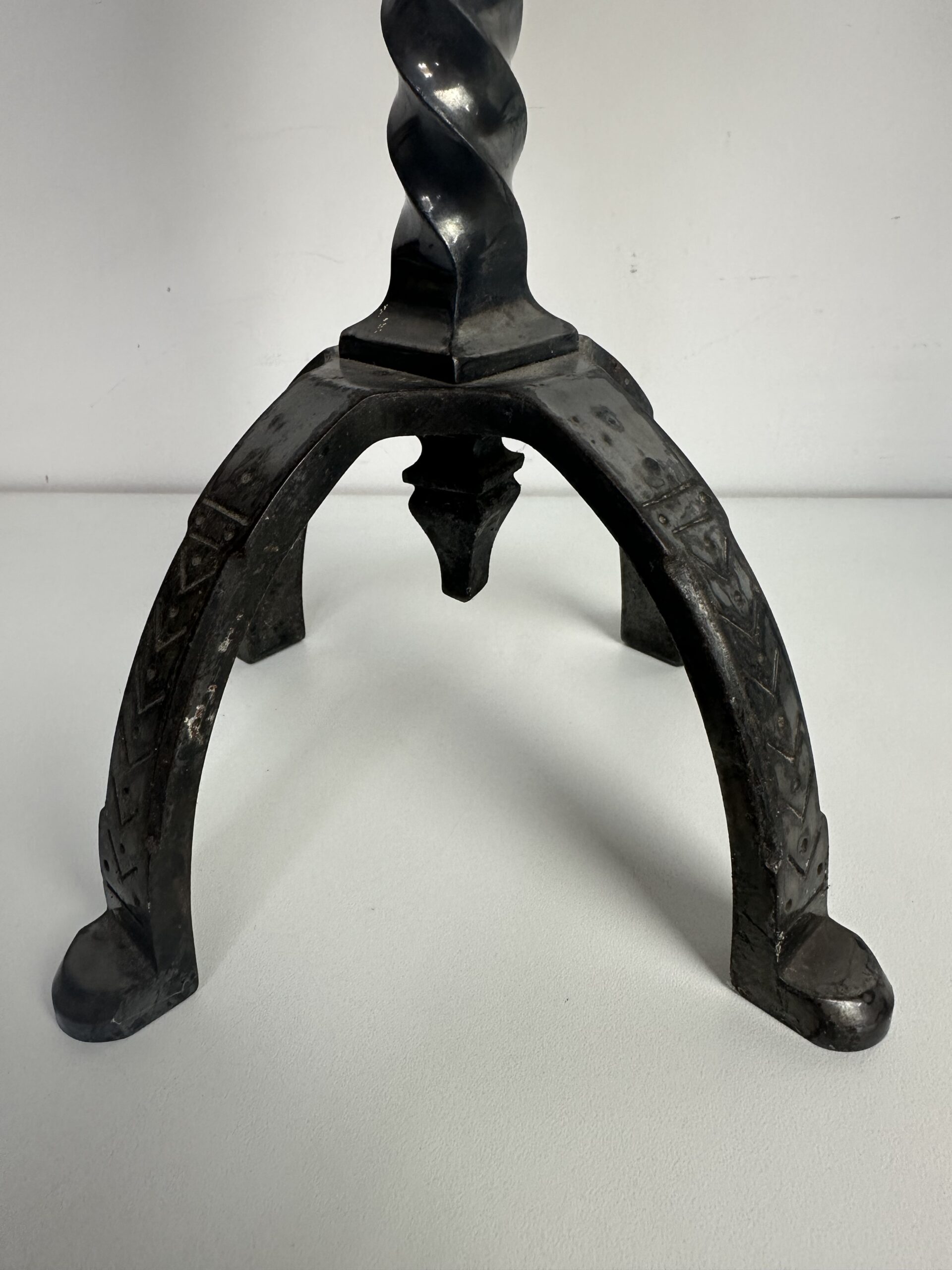 Duo de candélabre chandelier fer forgé – Image 8