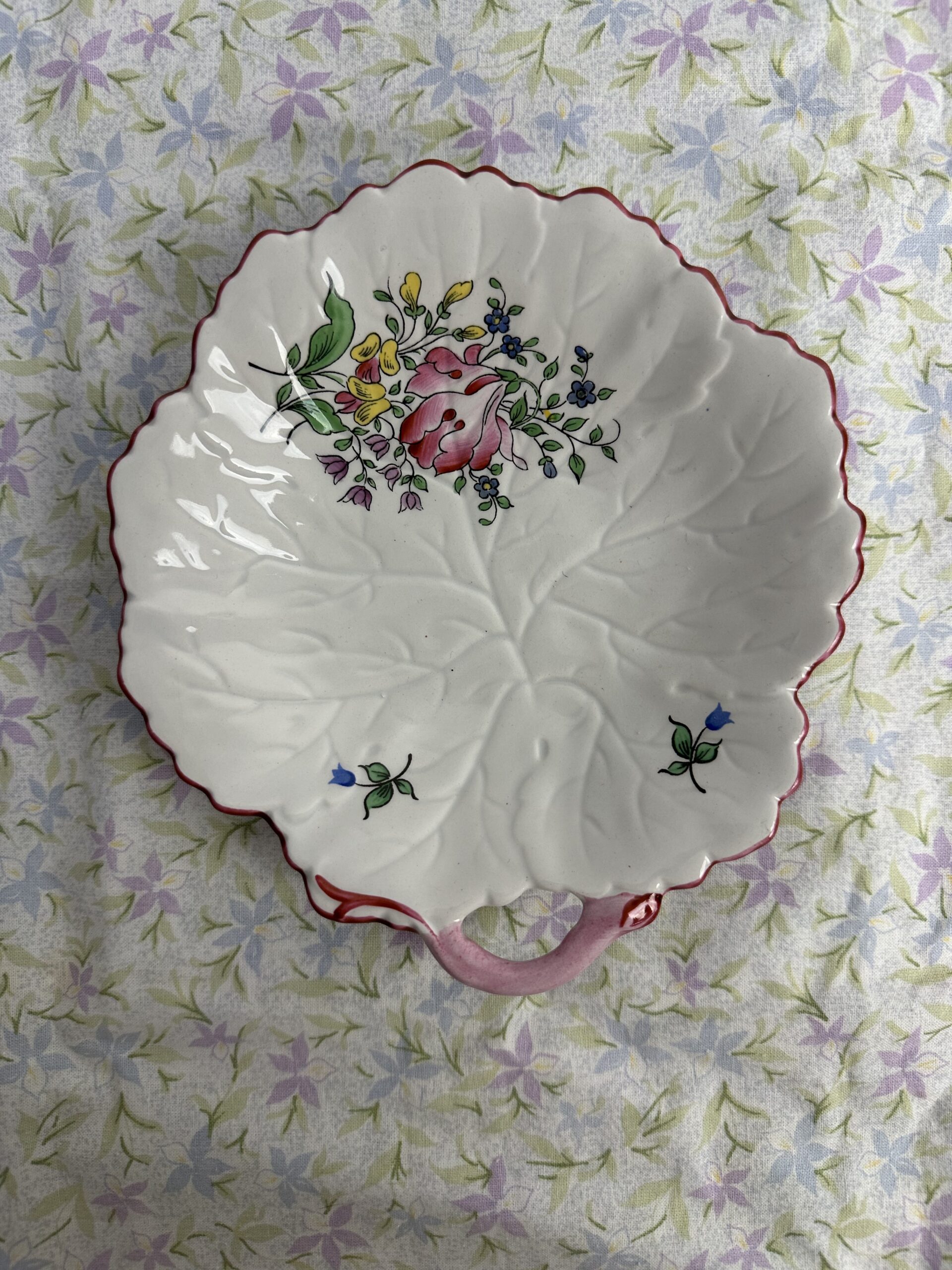 Coupelle ou vide poche en faïence Lunéville