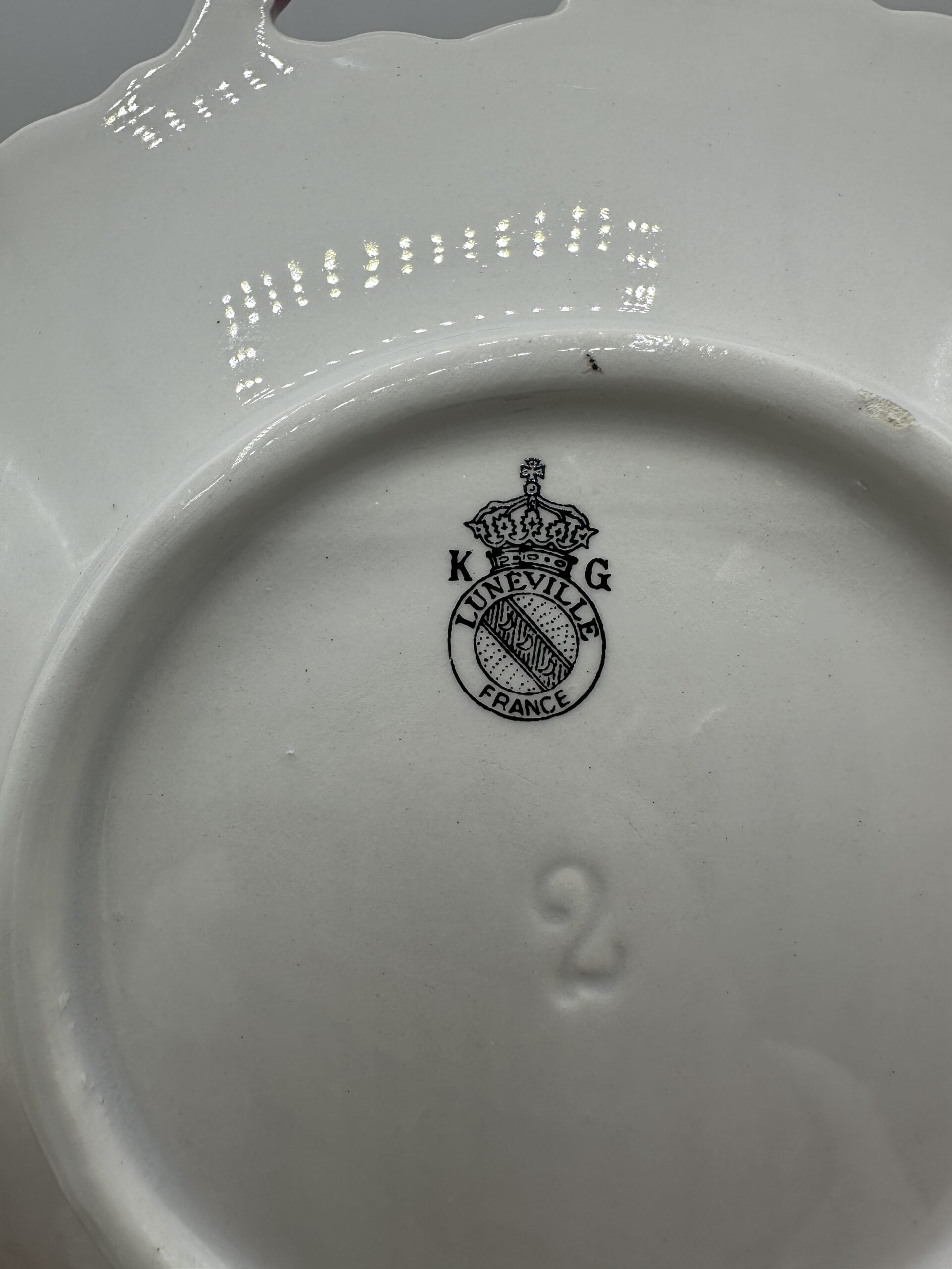 Coupelle ou vide poche en faïence Lunéville – Image 9