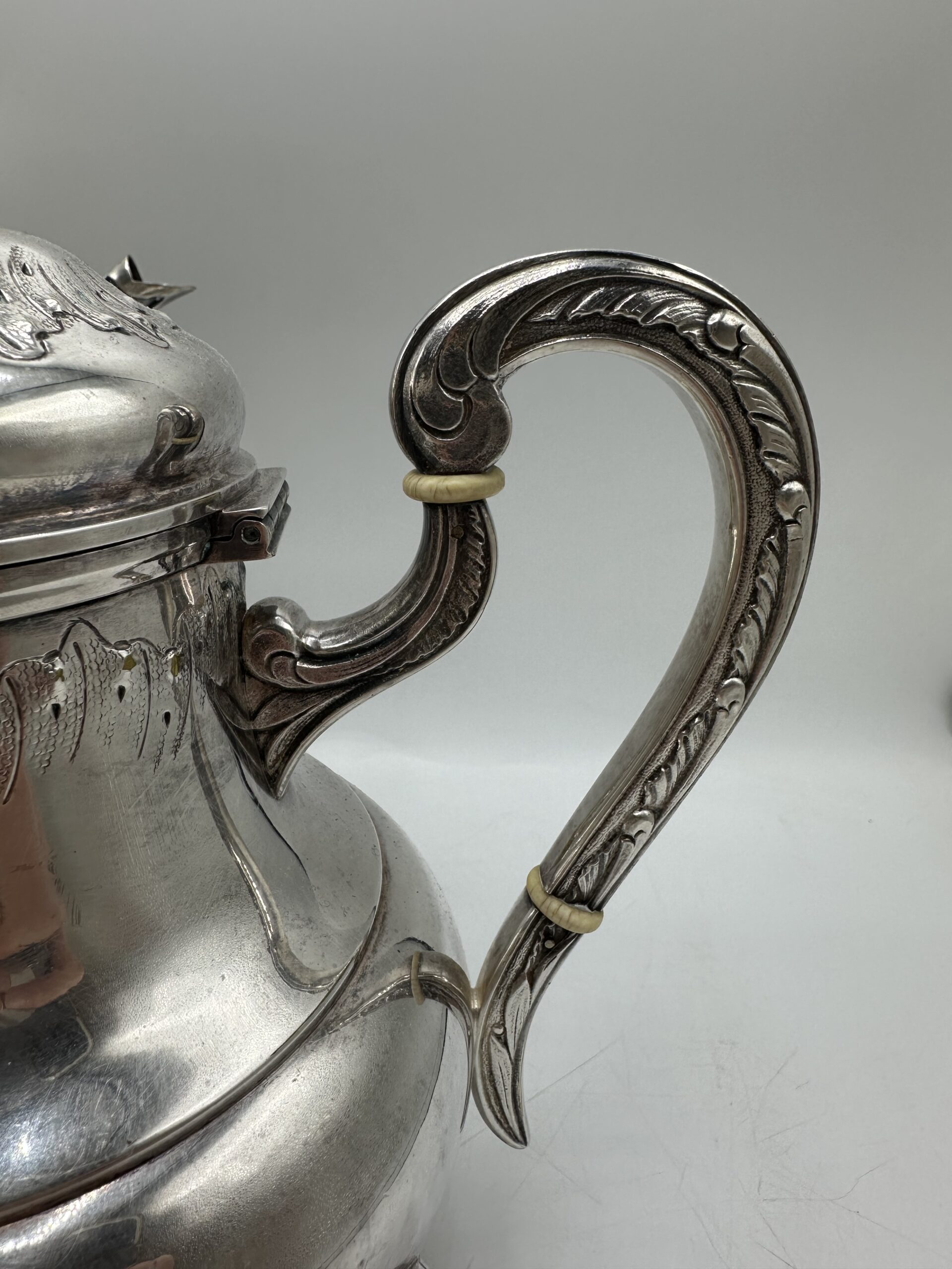 Duo théières anciennes métal argenté – Image 6