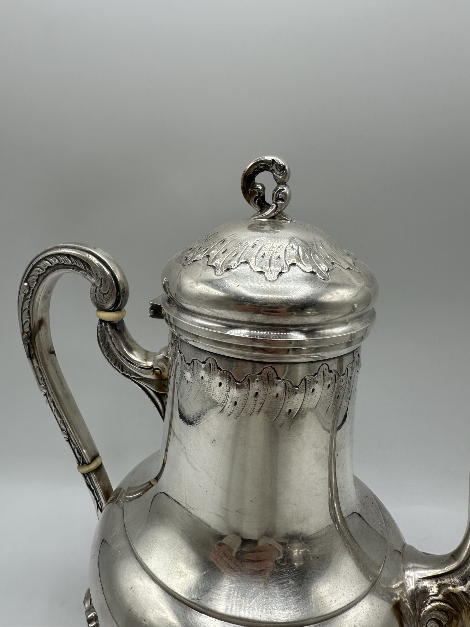 Duo théières anciennes métal argenté – Image 10