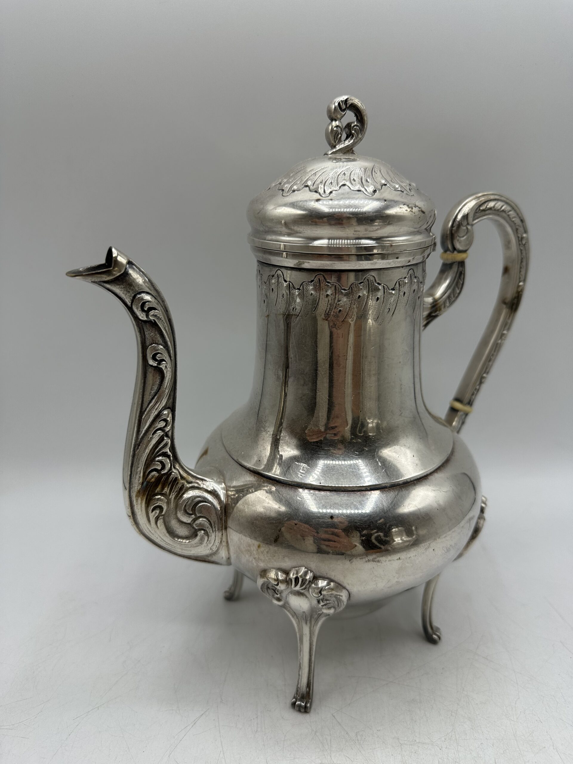 Duo théières anciennes métal argenté – Image 11