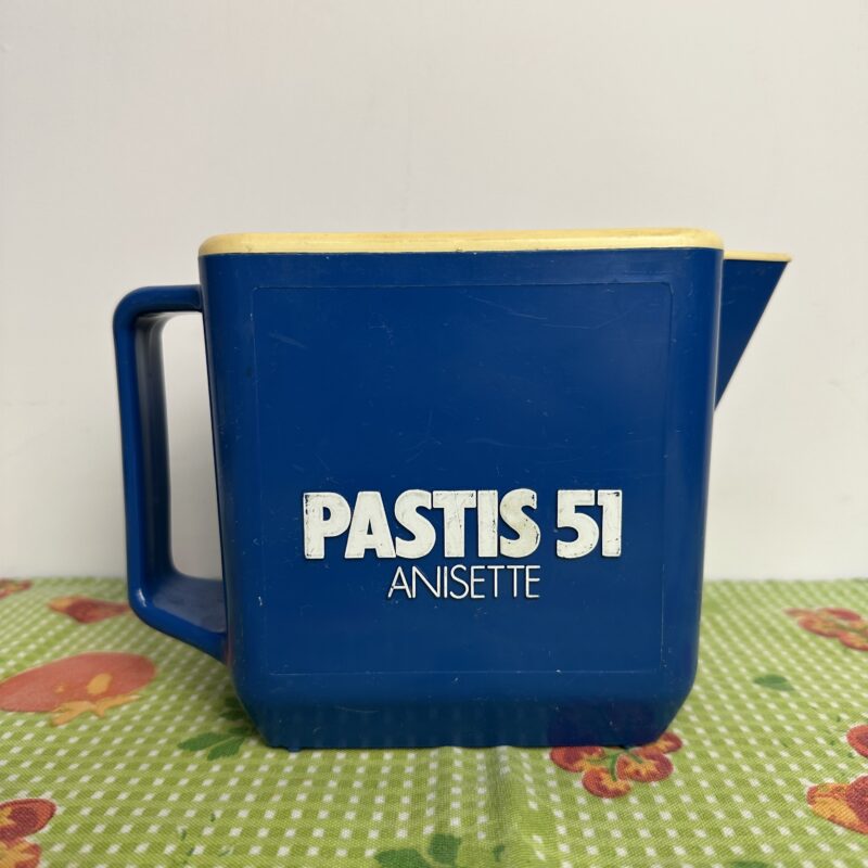 Pichet Pastis 51 bleu vintage
