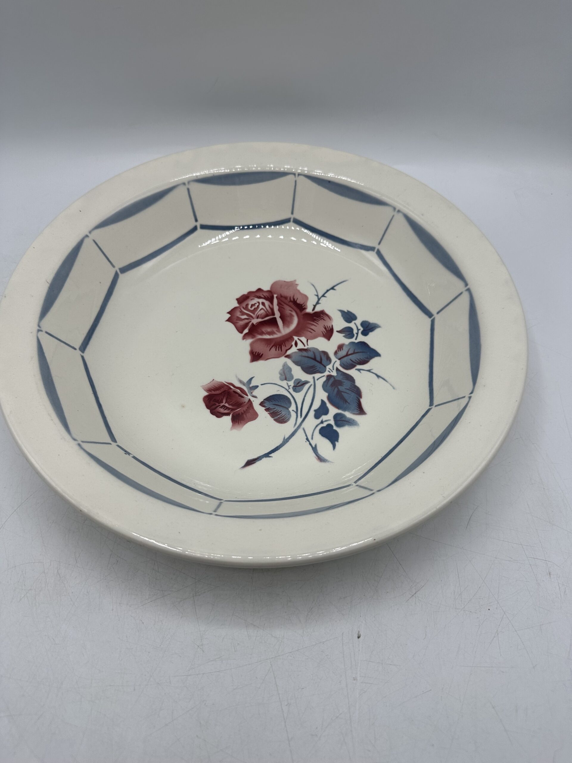 Ancien plat creux Malmaison Digoin Sarreguemines – Image 4