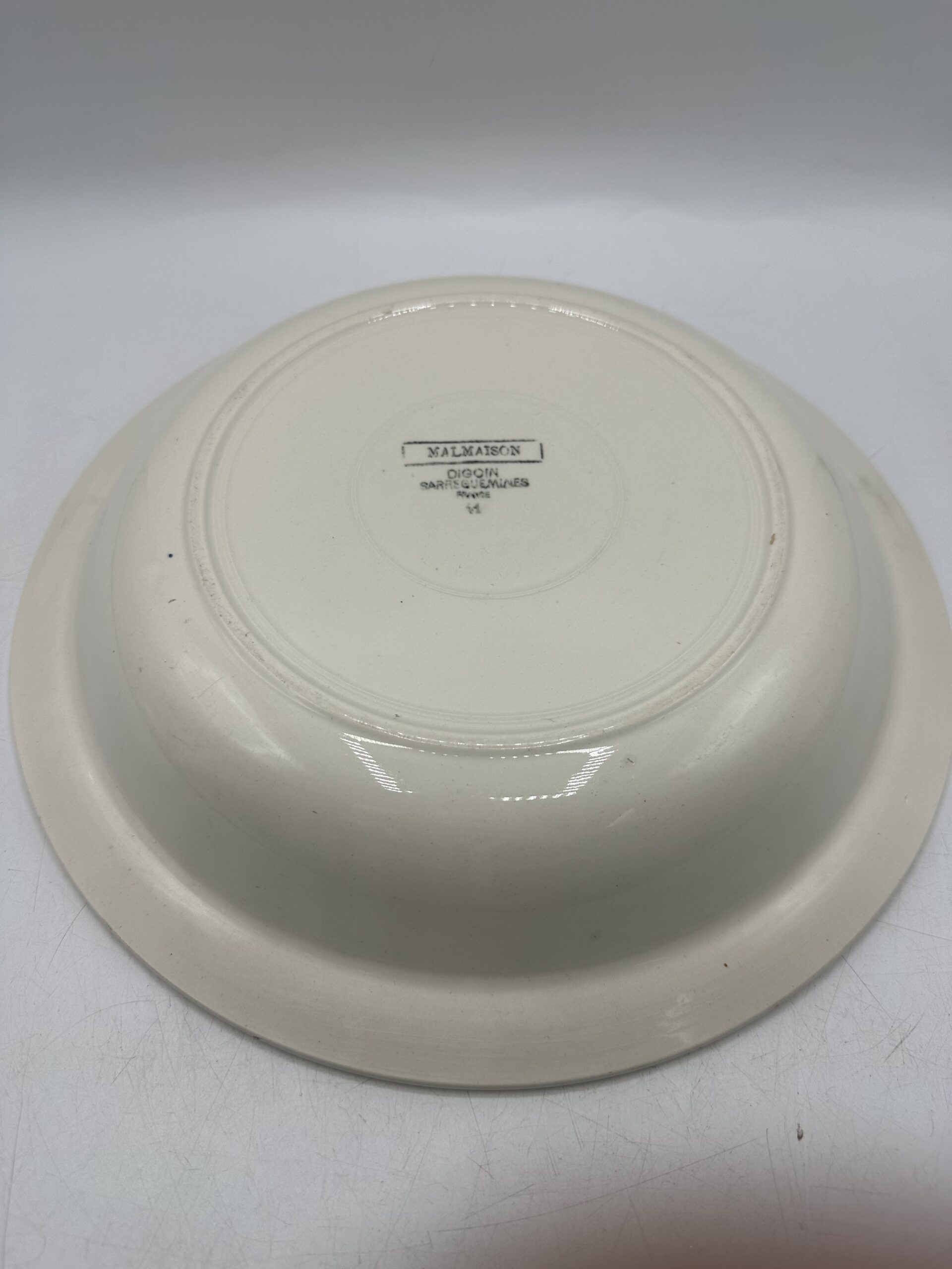 Ancien plat creux Malmaison Digoin Sarreguemines – Image 7