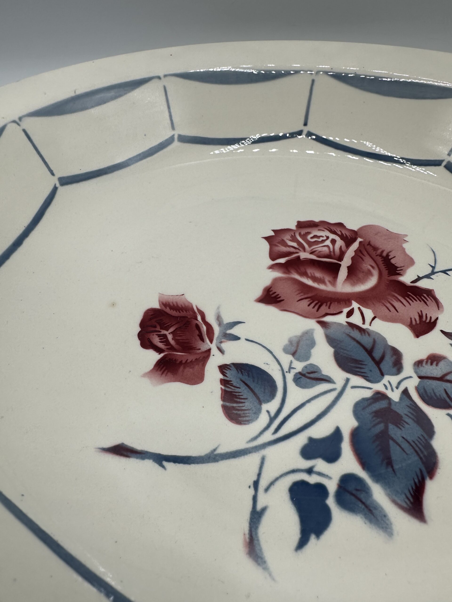 Ancien plat creux Malmaison Digoin Sarreguemines – Image 10