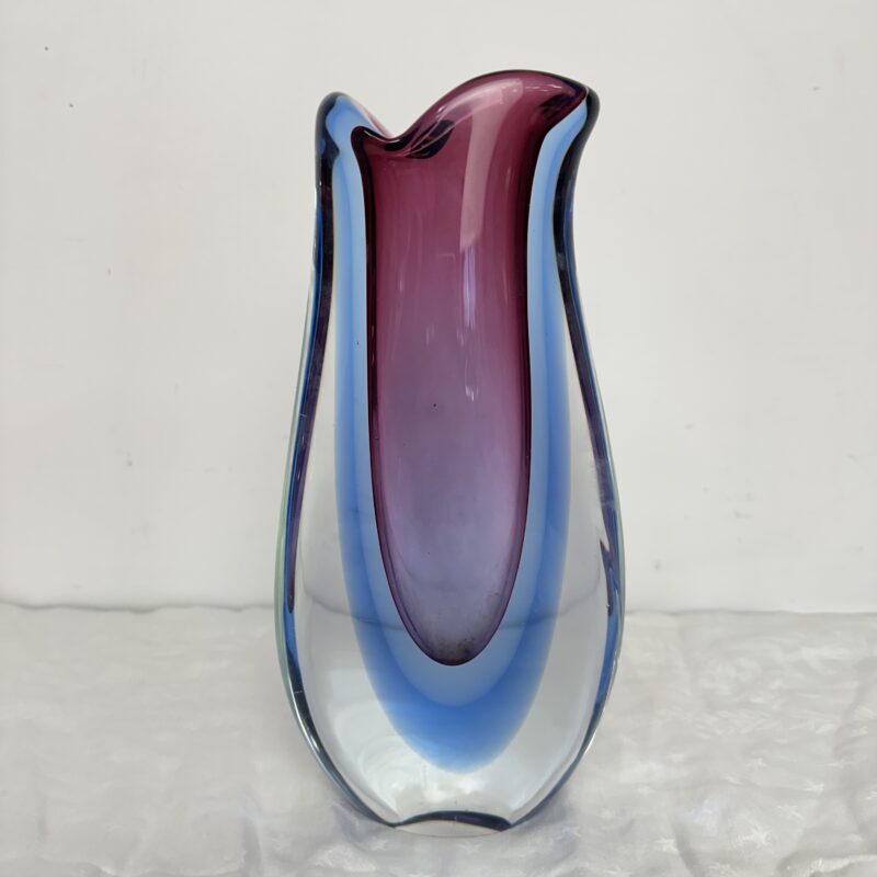 Vase Murano Sommerso violet