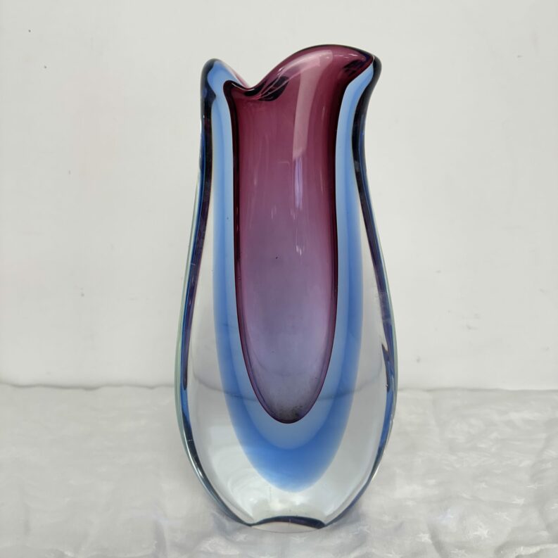 Vase Murano Sommerso violet