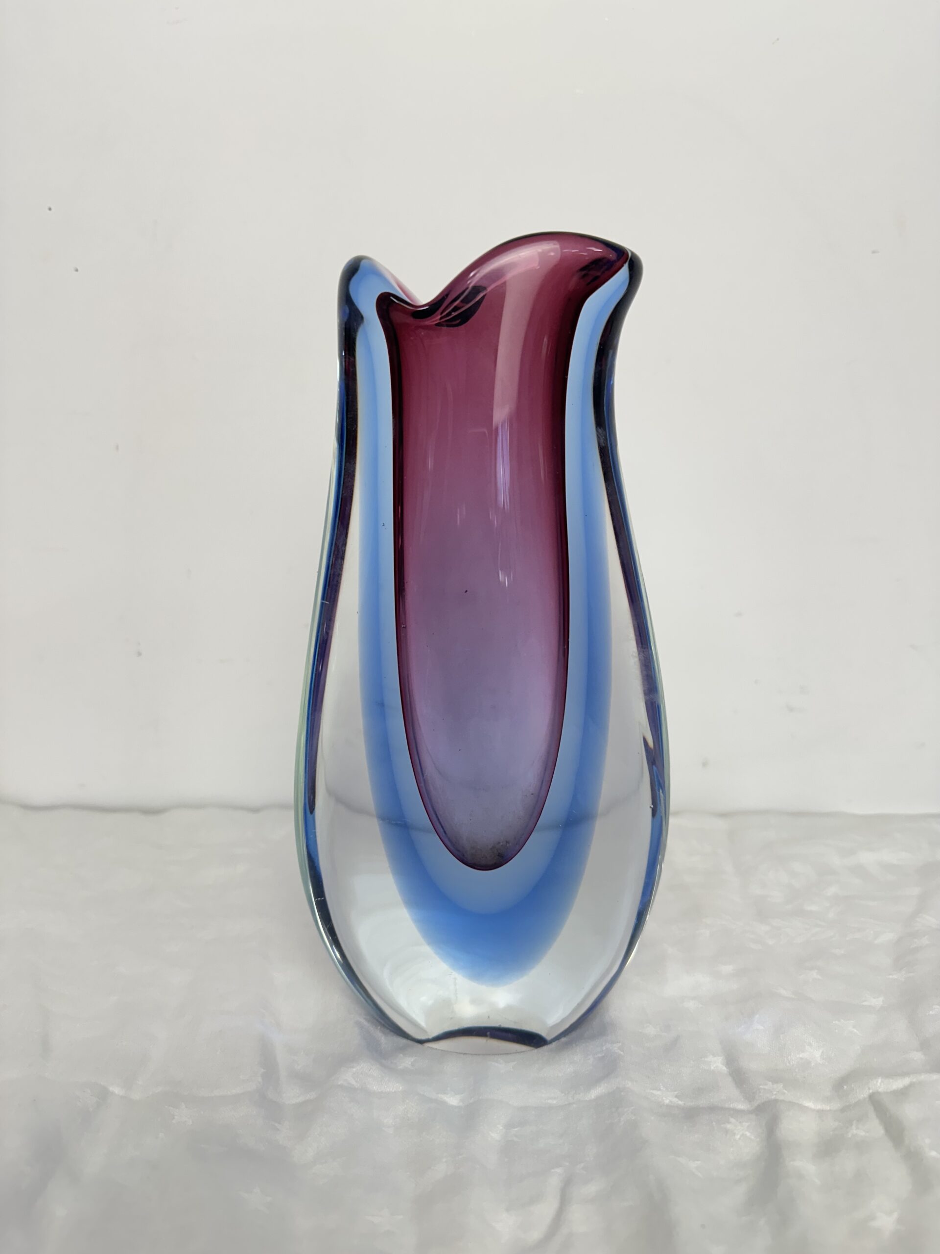 Vase Murano Sommerso violet