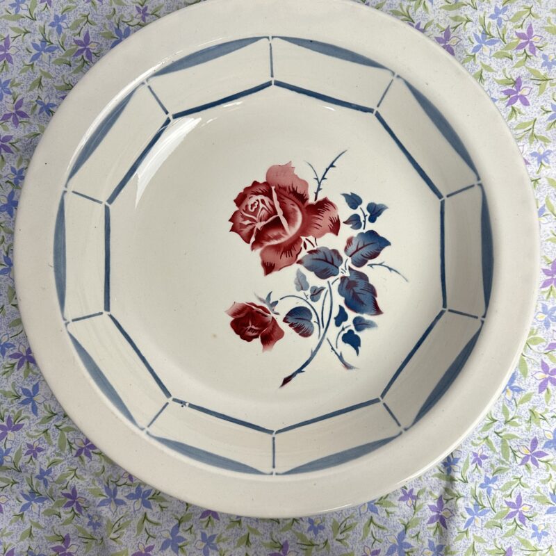 Ancien plat creux Malmaison Digoin Sarreguemines