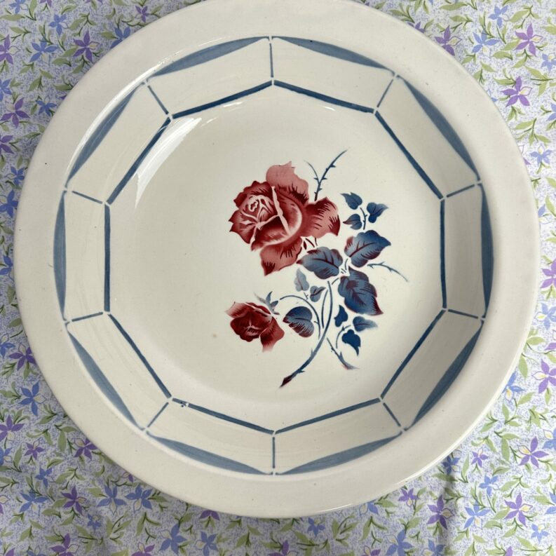 Ancien plat creux Malmaison Digoin Sarreguemines