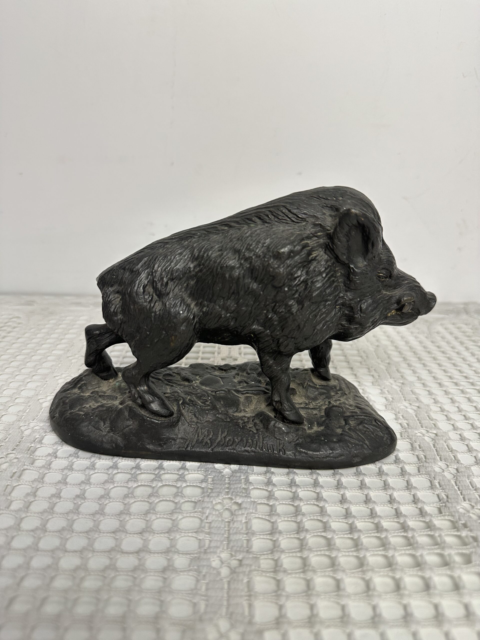 Sanglier bronze AK Korniluk