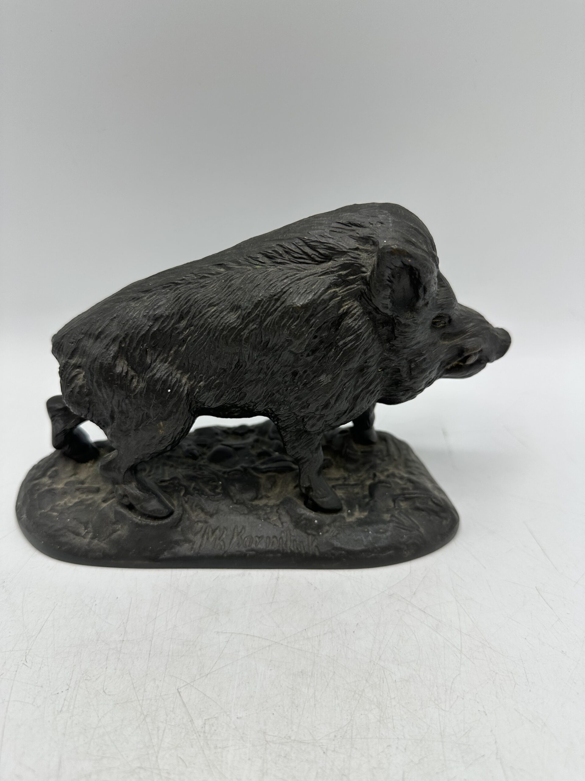 Sanglier bronze AK Korniluk – Image 2