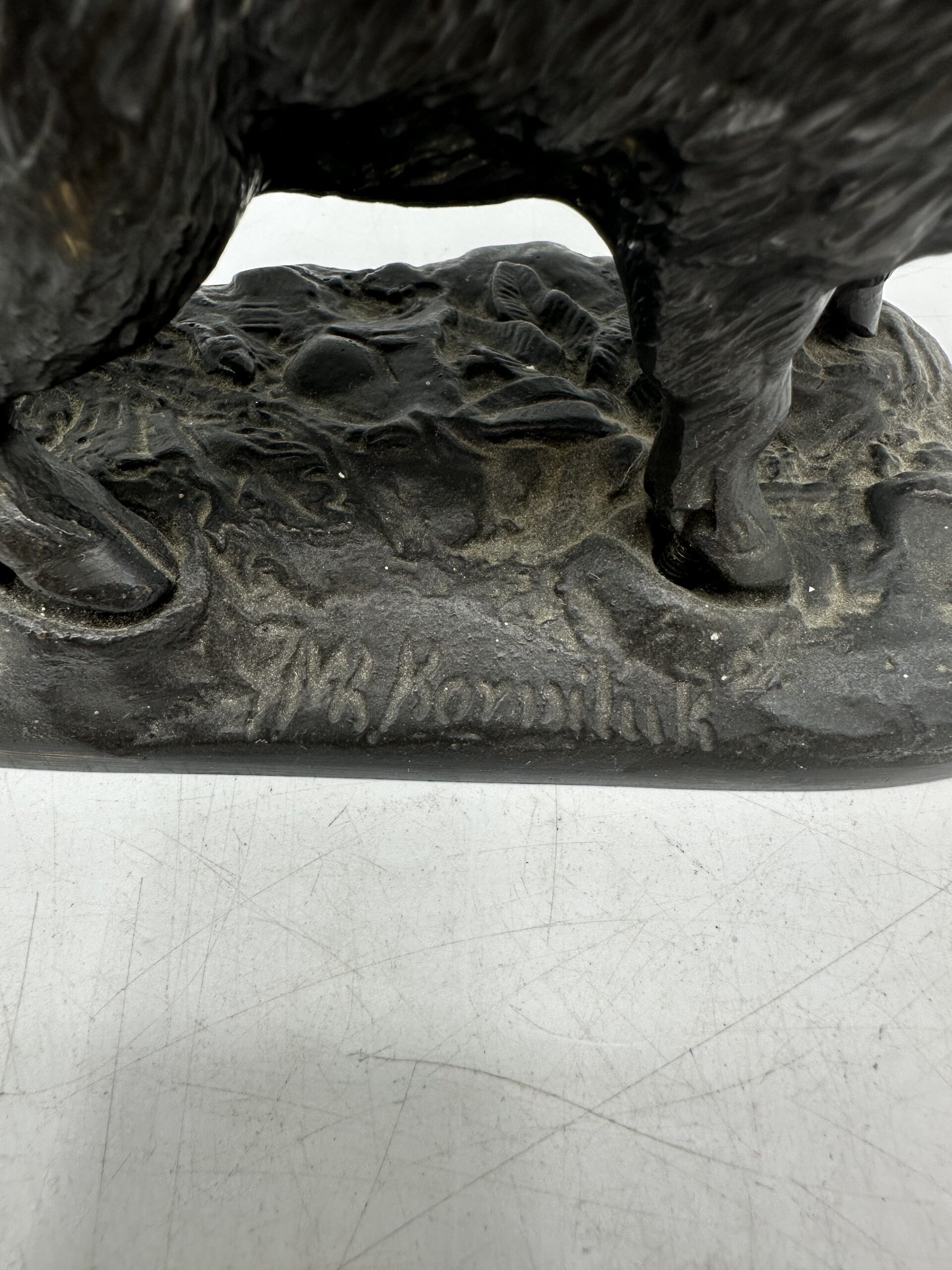 Sanglier bronze AK Korniluk – Image 3