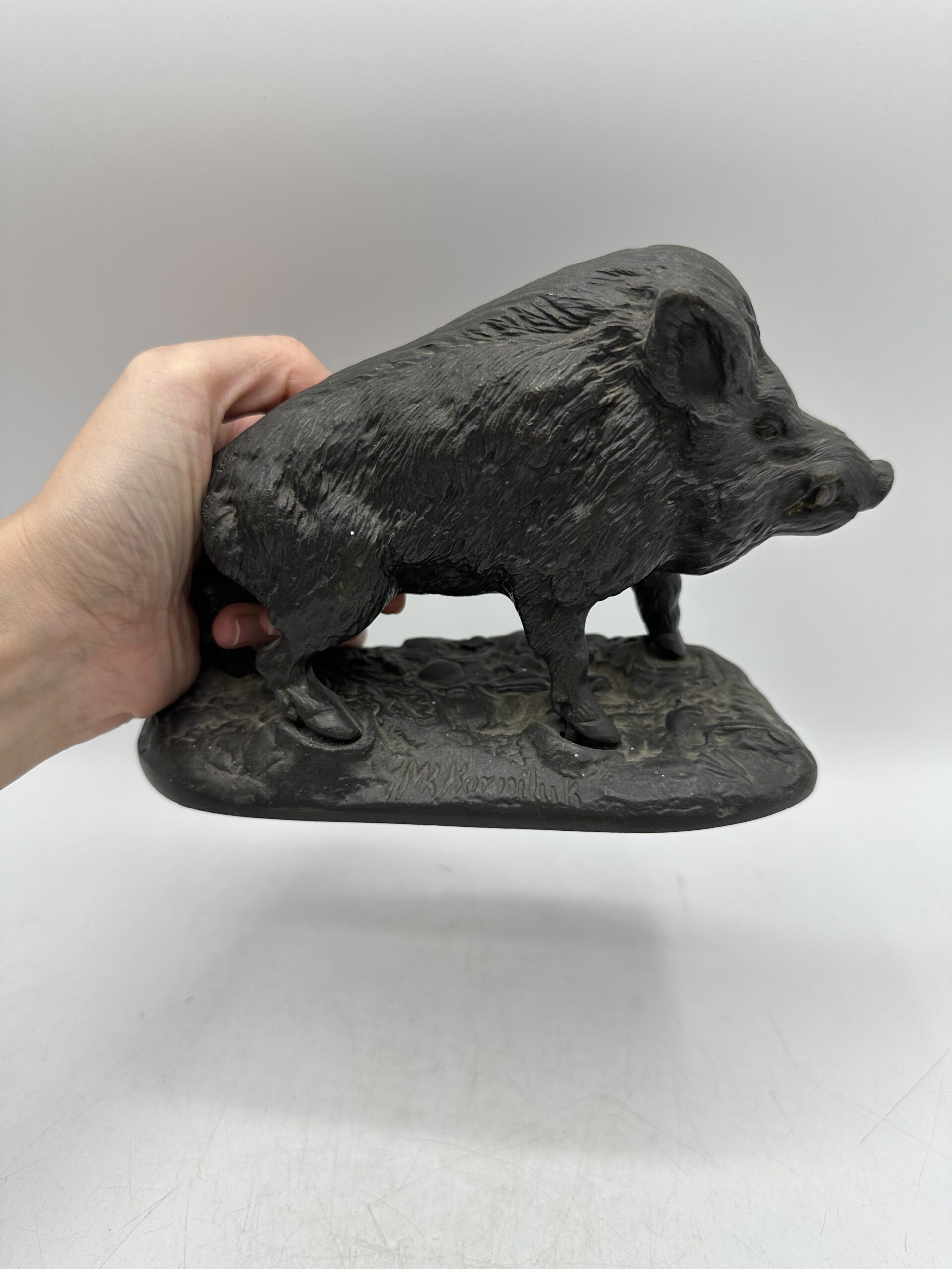 Sanglier bronze AK Korniluk – Image 9