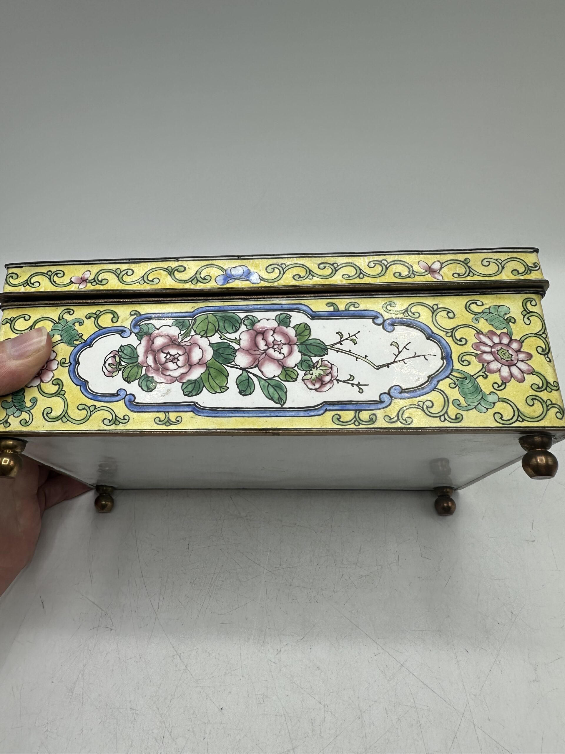 Boite émaillée style chinois – Image 8