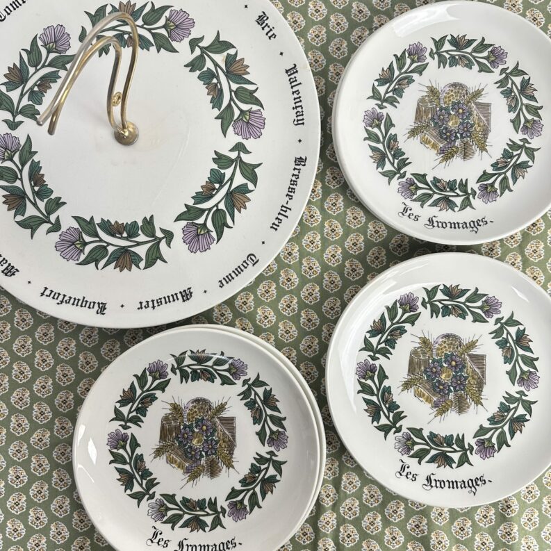 Ancien service à fromage Gien